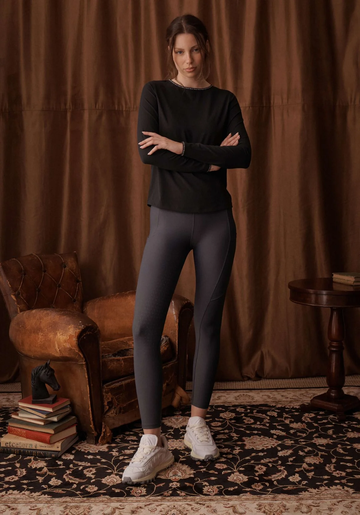 Active Everyday Riding Leggings - Graphite - Image 2