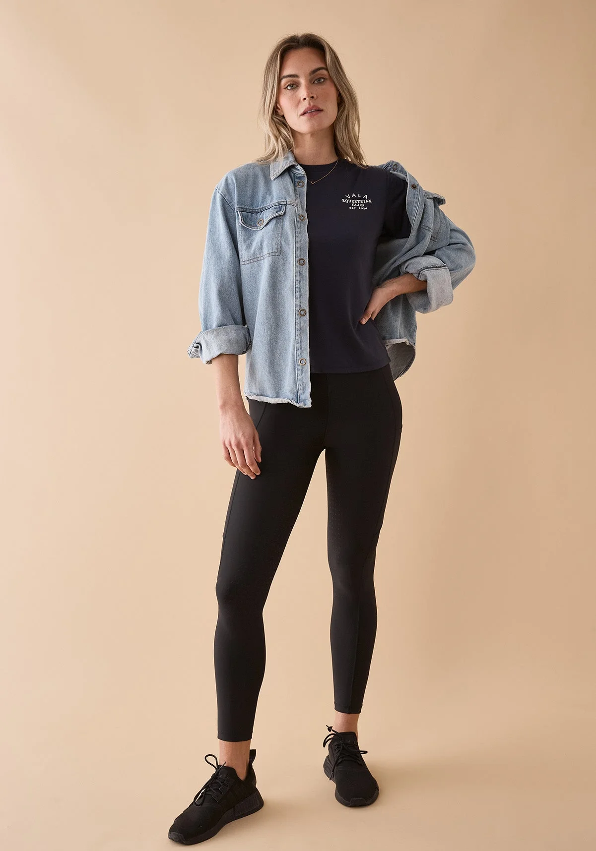 Active Everyday Riding Leggings - Navy - Image 8