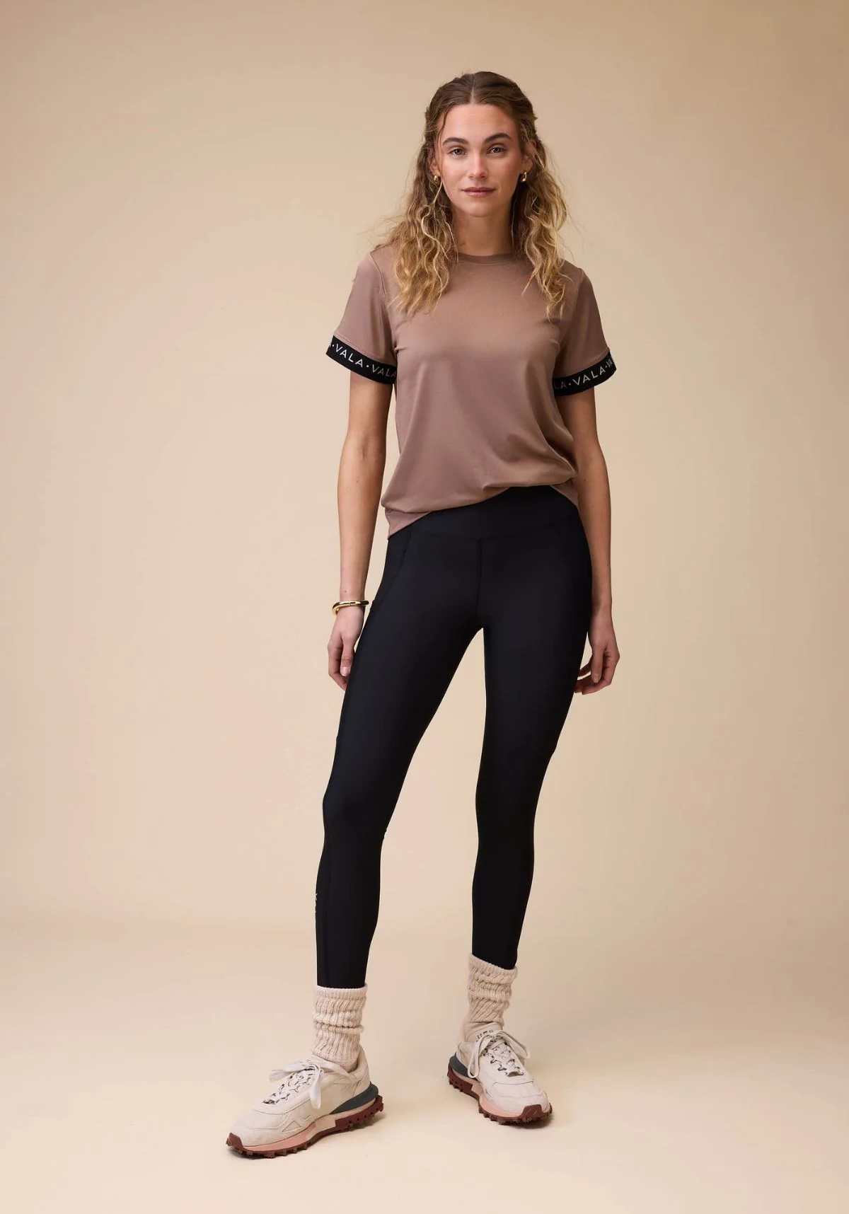 Active Knee Grip Riding Leggings - Black