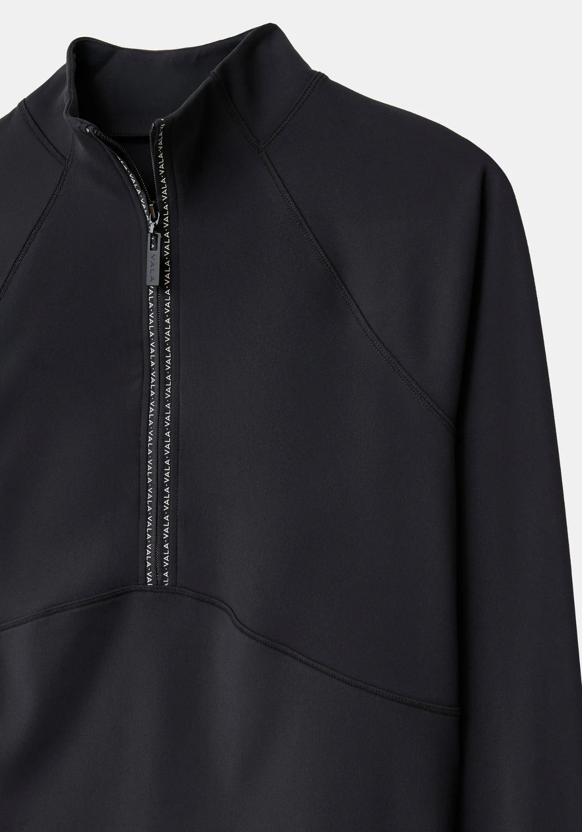 Cloudline 1/2 Zip L/S Top - Black - Image 10