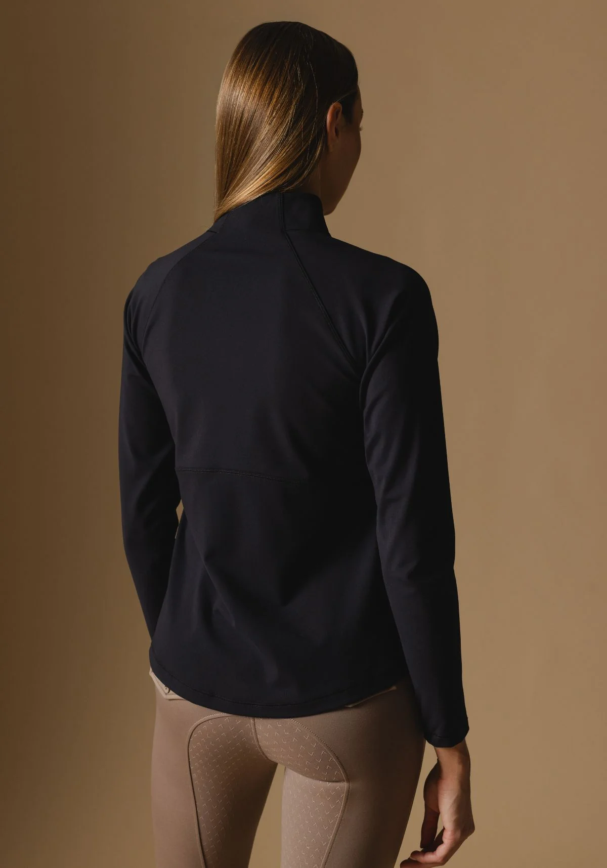 Cloudline 1/2 Zip L/S Top - Black - Image 6