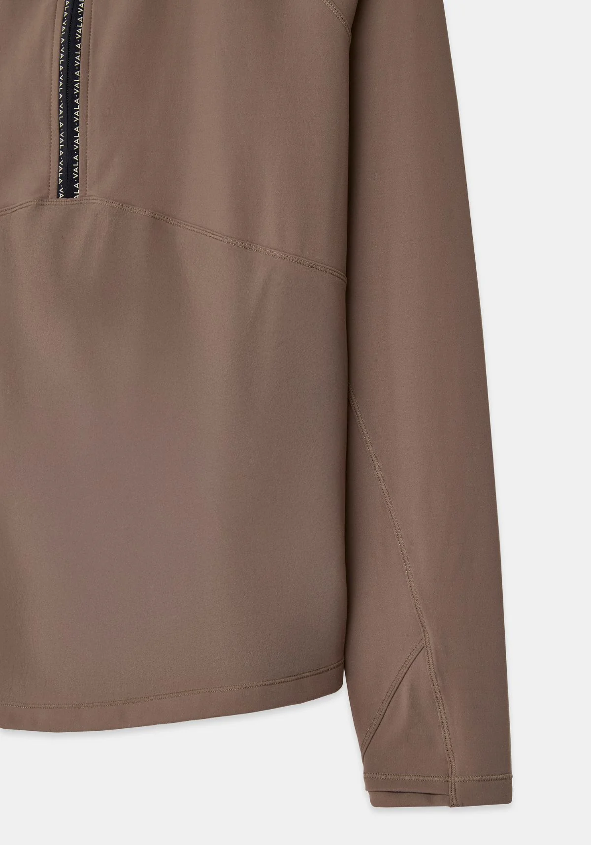 Cloudline 1/2 Zip L/S Top - Taupe - Image 10