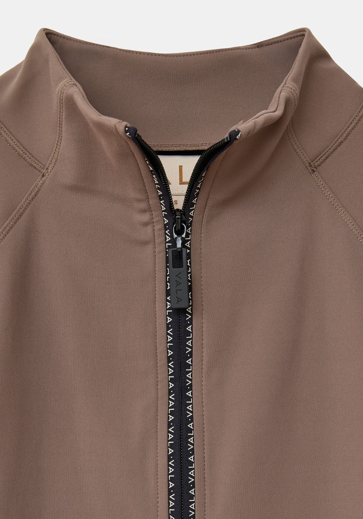 Cloudline 1/2 Zip L/S Top - Taupe - Image 4
