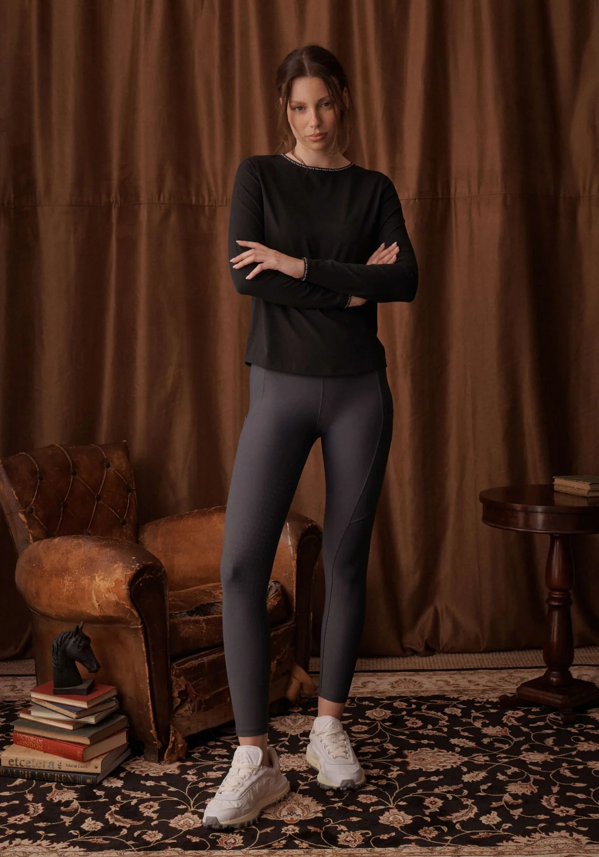 Cloudline Long Sleeve Top - Black - Image 6