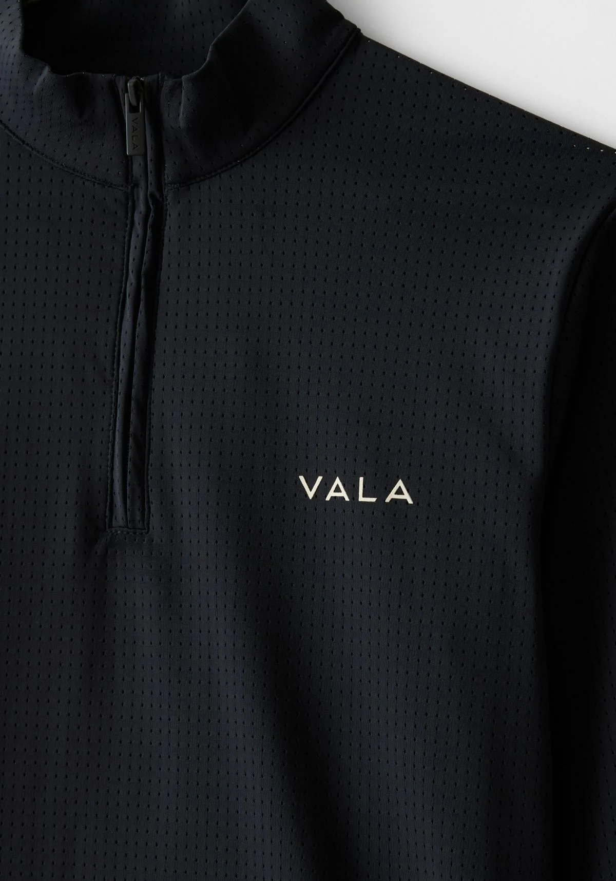 Elsa Mesh L/S Zip - Black - Image 6