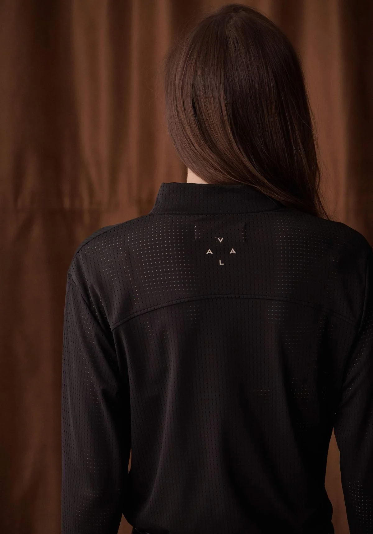 Elsa Mesh L/S Zip - Black - Image 7