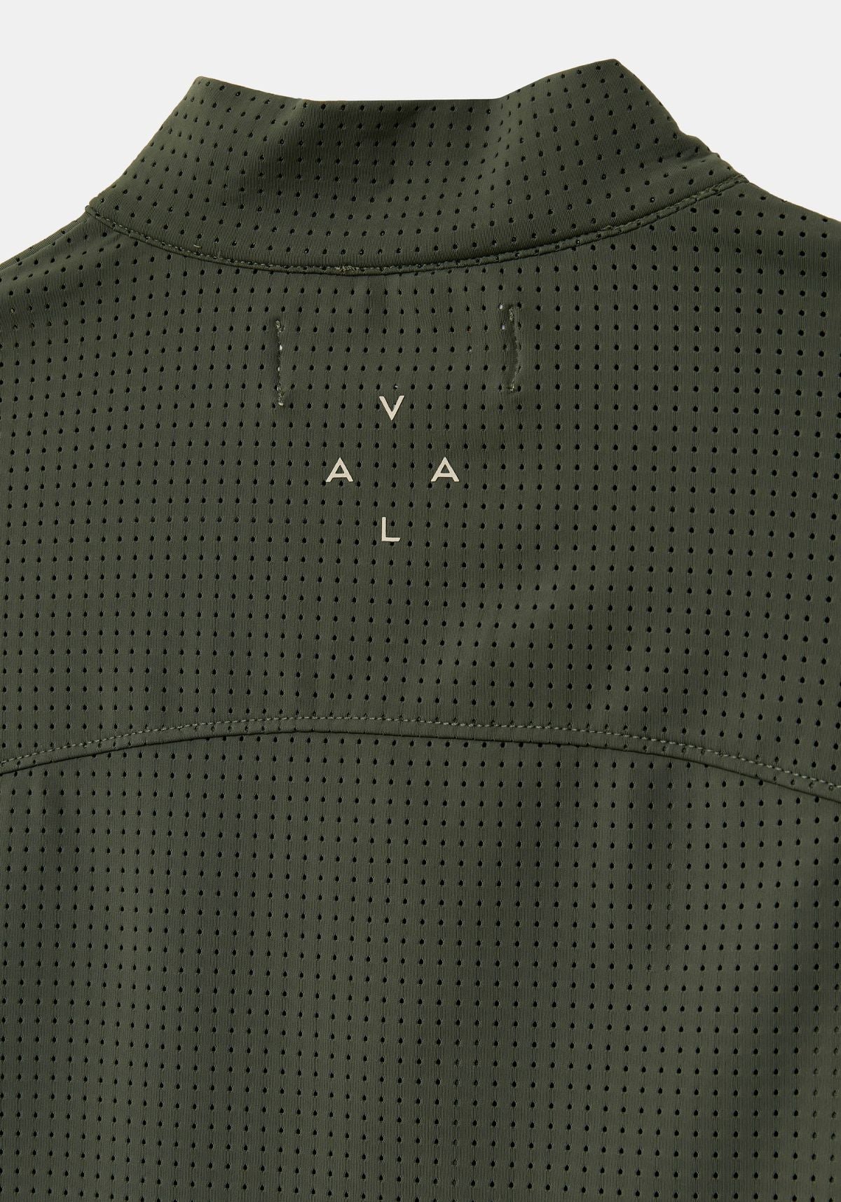 Elsa Mesh L/S Zip - Olive - Image 14