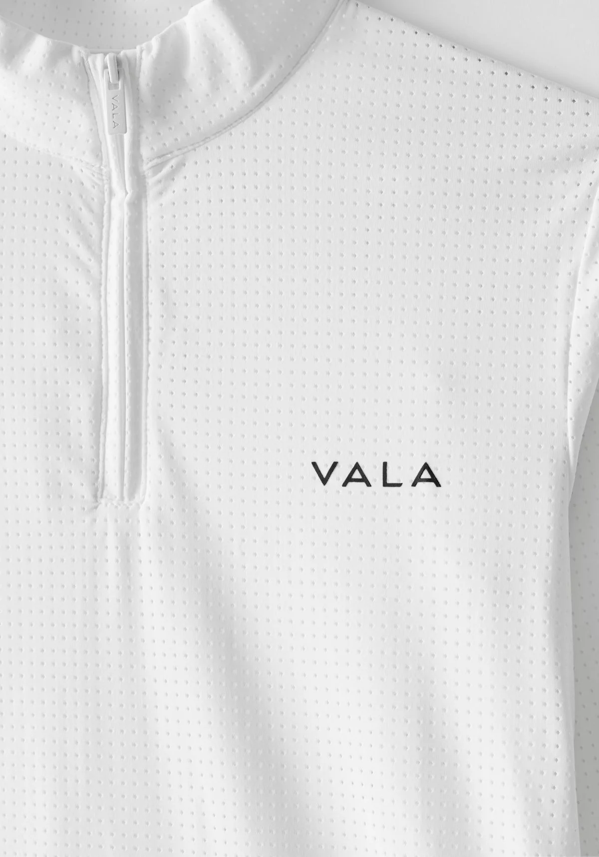 Elsa Mesh L/S Zip - White - Image 6