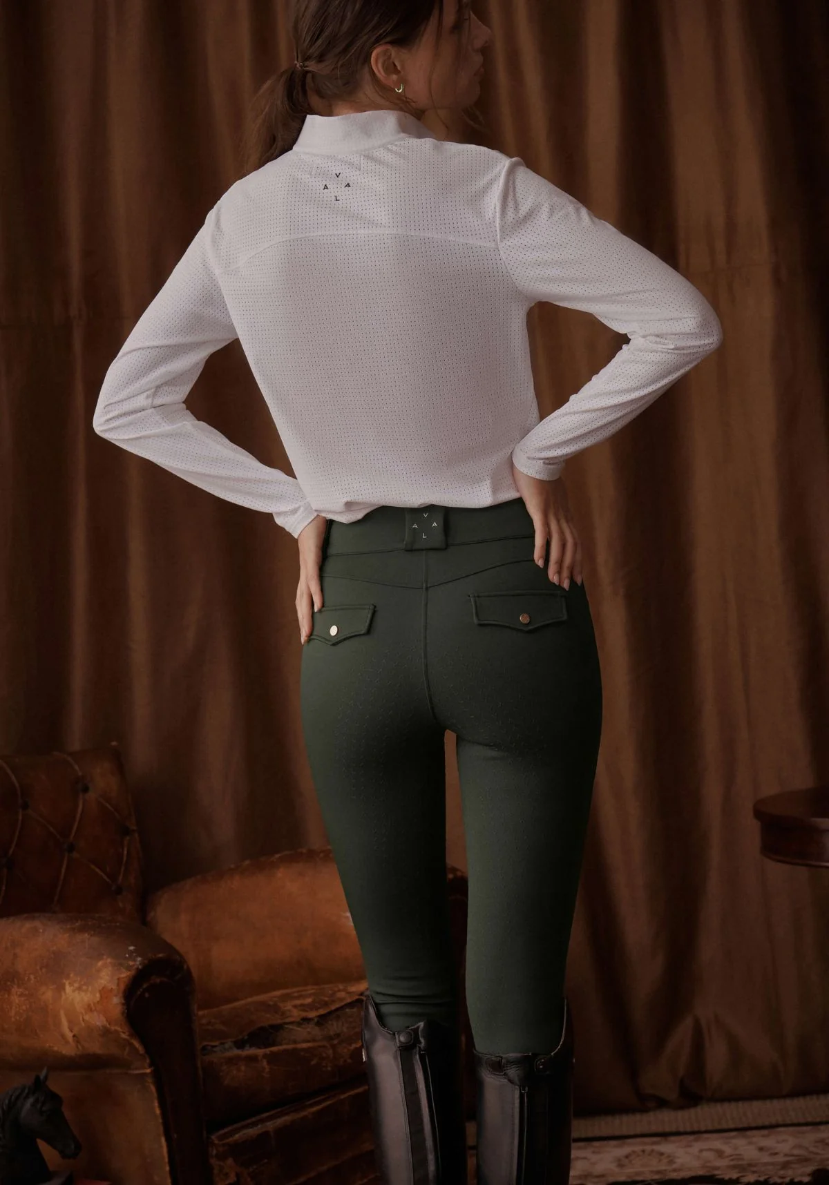 Elsa Mesh L/S Zip - White - Image 7