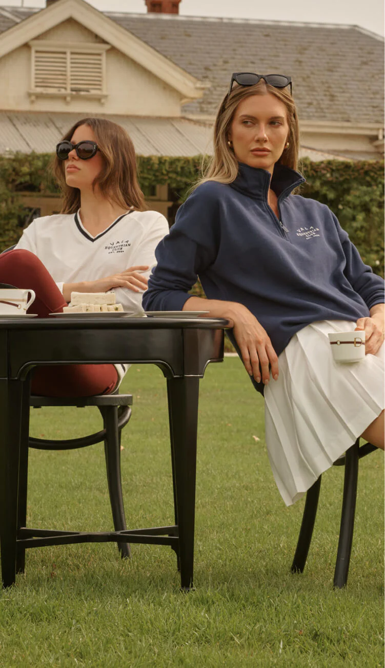 Equestrian Club 1/4 Zip Fleece - Navy - Image 3