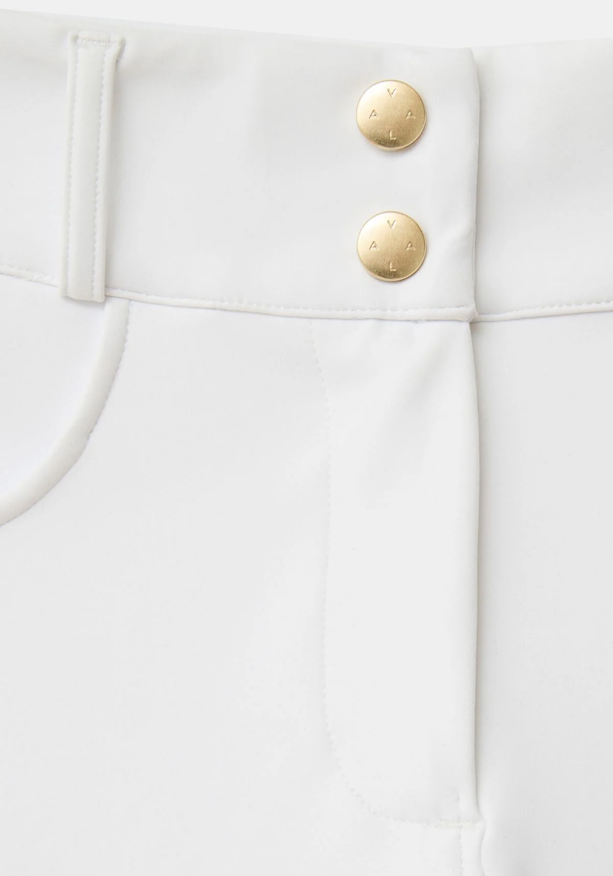 Ultimate Button Up Breeches Knee Grip - White - Image 14