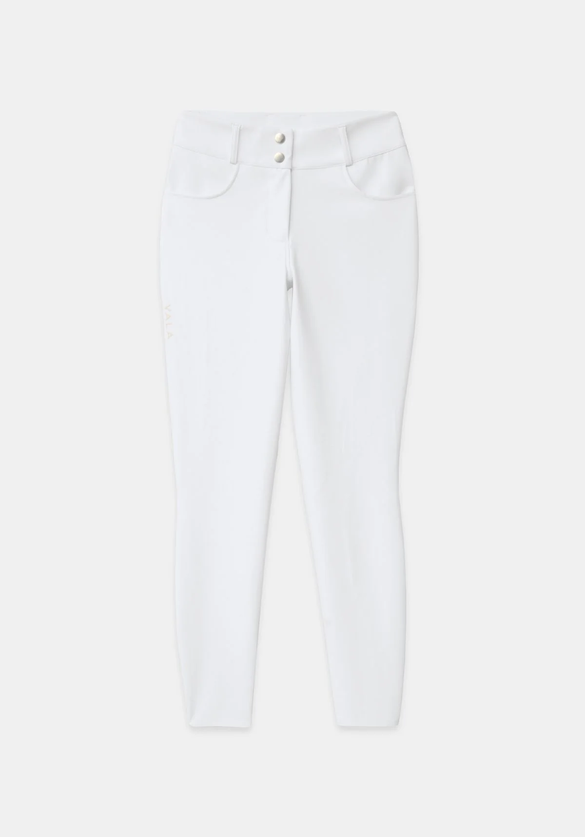 Ultimate Button Up Breeches Knee Grip - White - Image 16