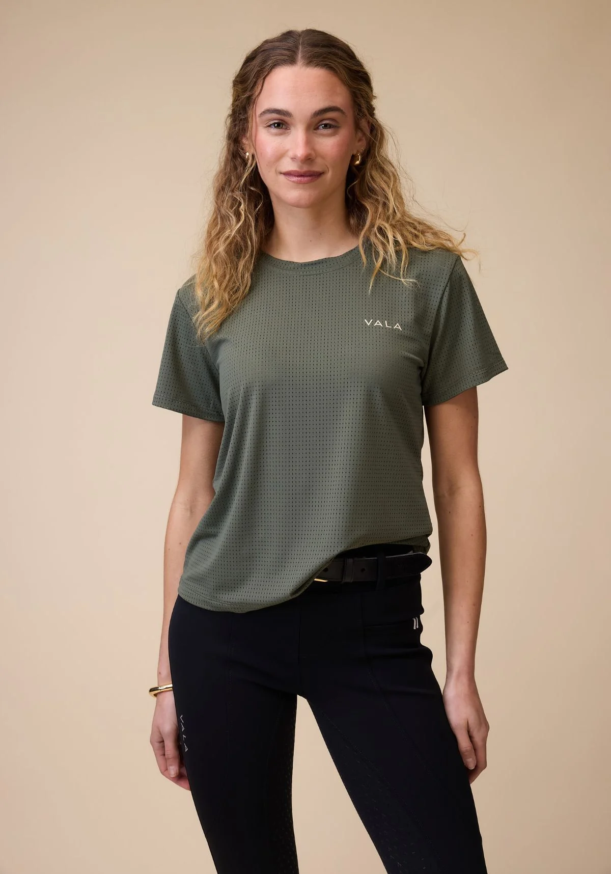Mesh Tee - Olive