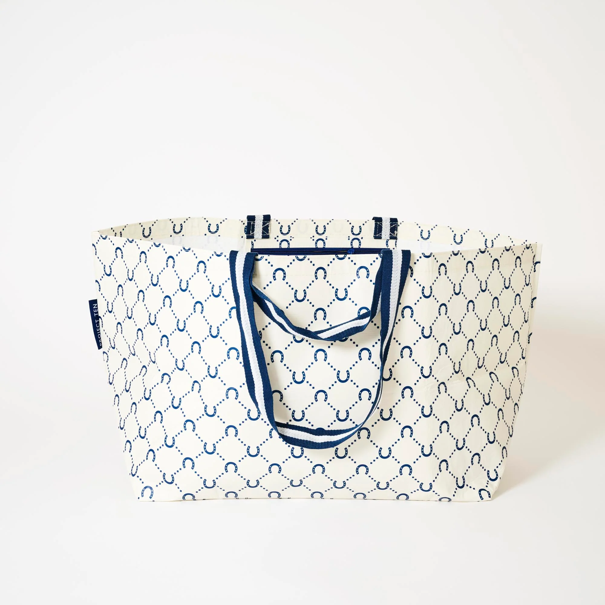 Navy Horseshoe Oversized Tote - Project 10 X VALA - Image 2