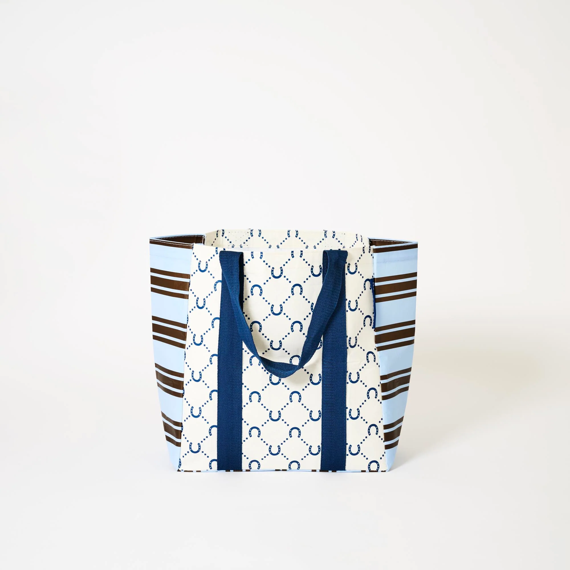 Navy Horseshoe Shopper Tote Splice - Project Ten X VALA - Image 3