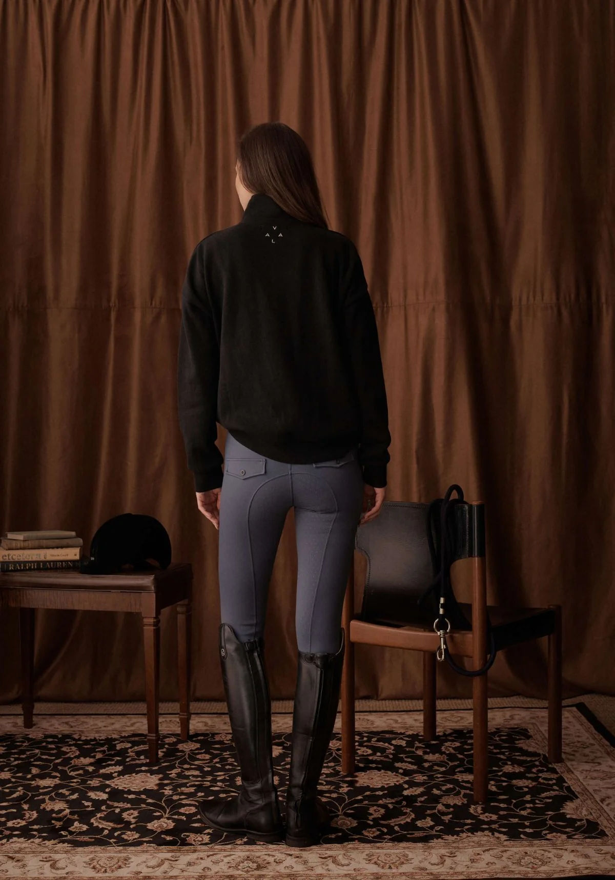 Olsen 1/4 Zip Fleece - Black - Image 5