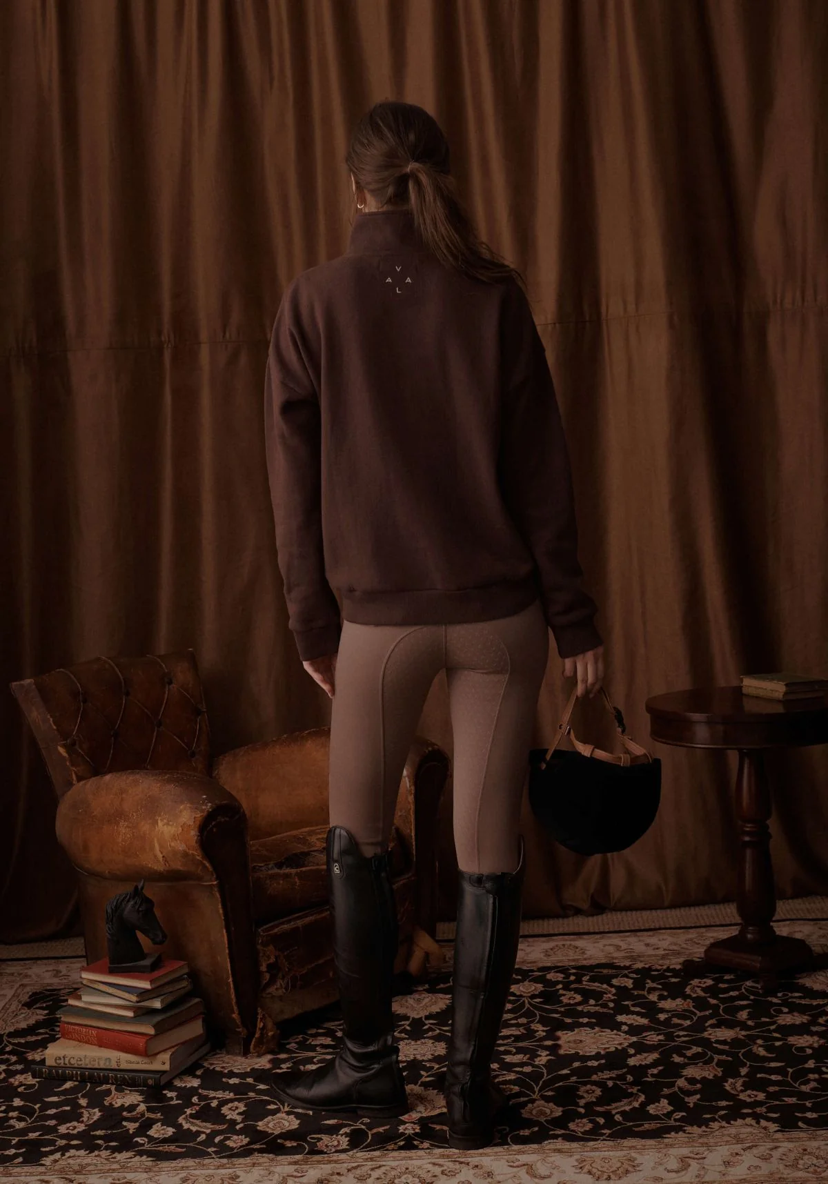 Olsen 1/4 Zip Fleece - Cocoa - Image 10