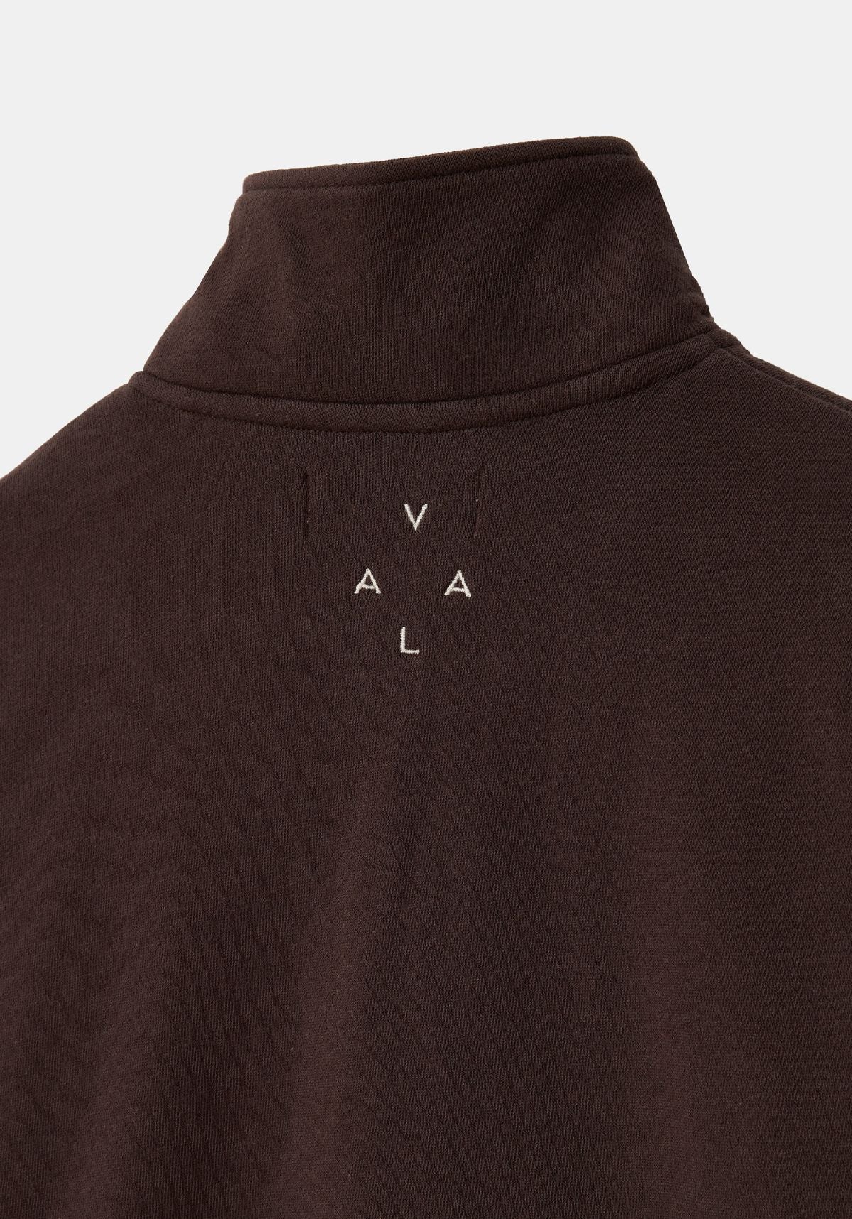 Olsen 1/4 Zip Fleece - Cocoa - Image 11
