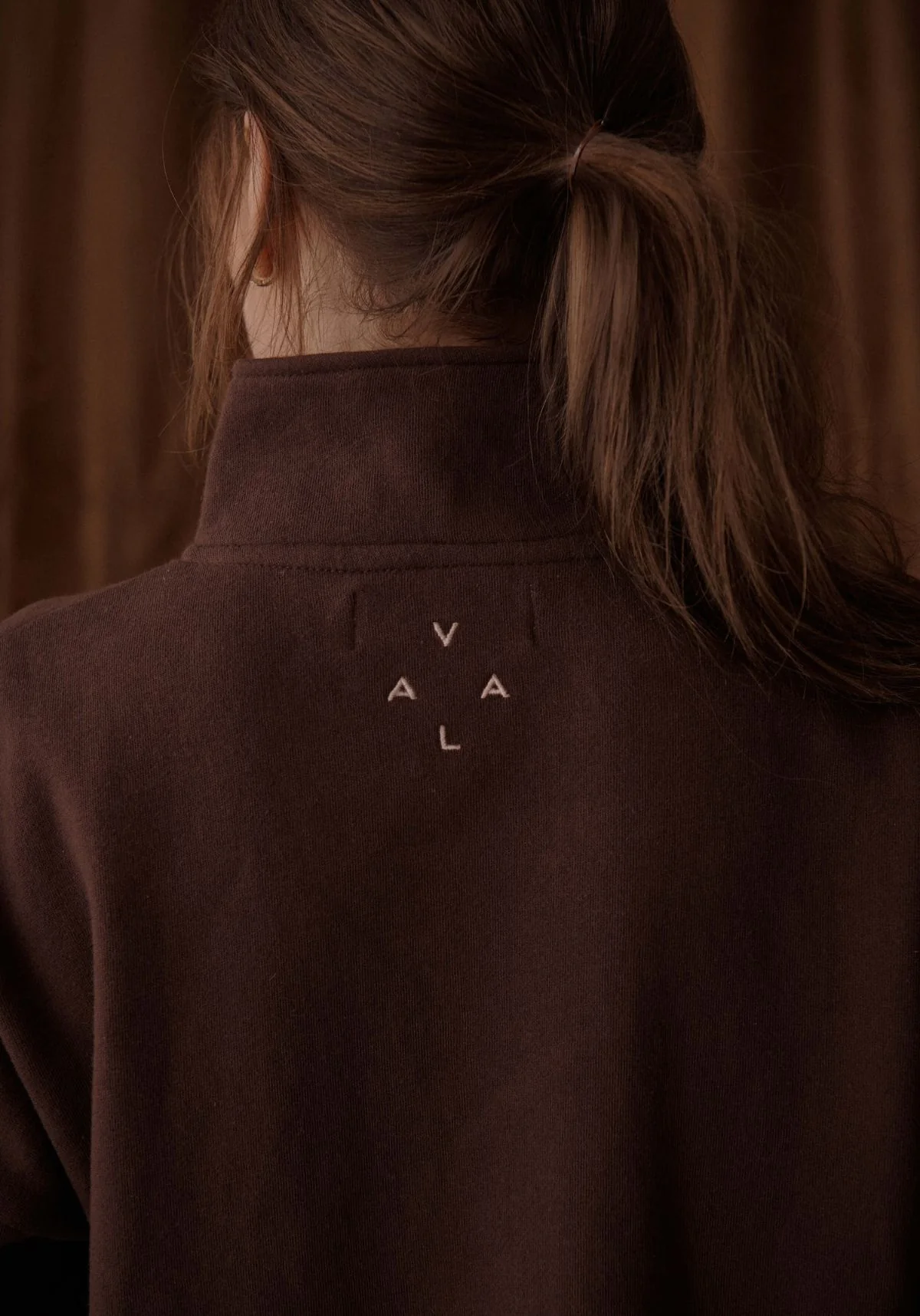 Olsen 1/4 Zip Fleece - Cocoa - Image 12