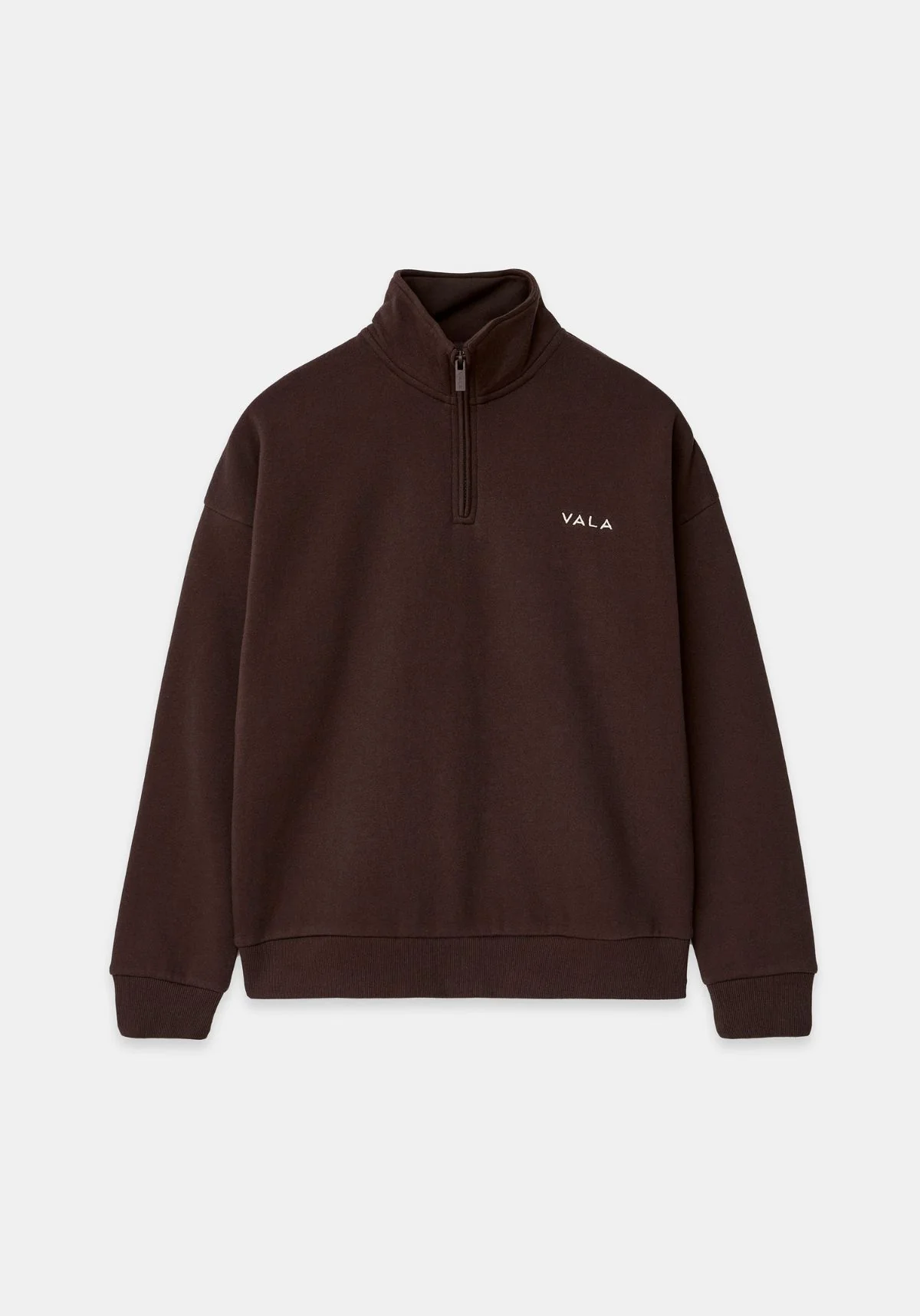 Olsen 1/4 Zip Fleece - Cocoa - Image 5