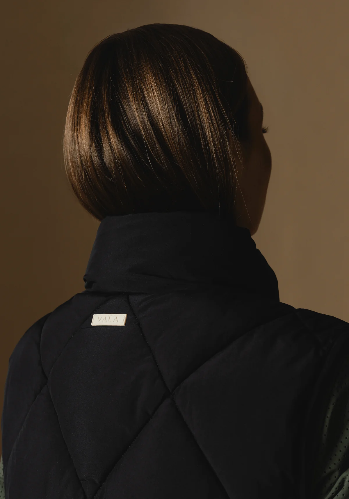 Diamond Quilted Vest - Black - Image 4