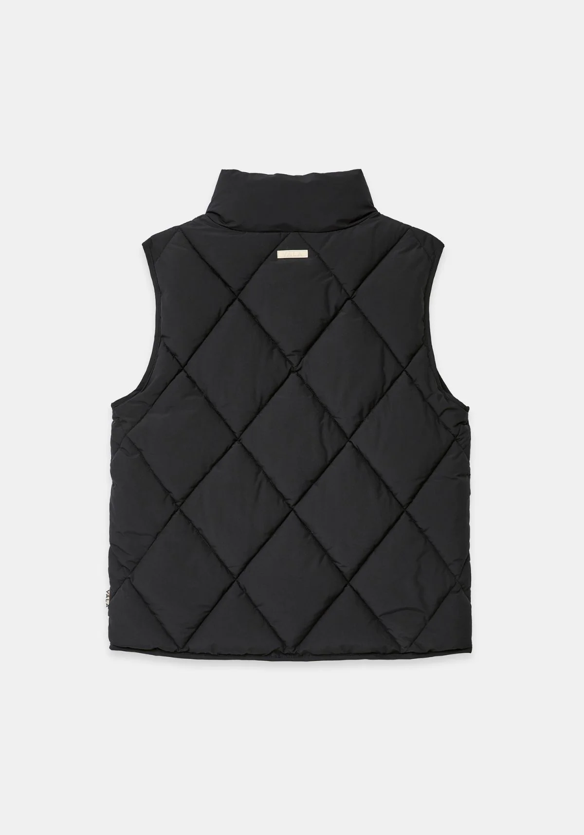 Diamond Quilted Vest - Black - Image 9