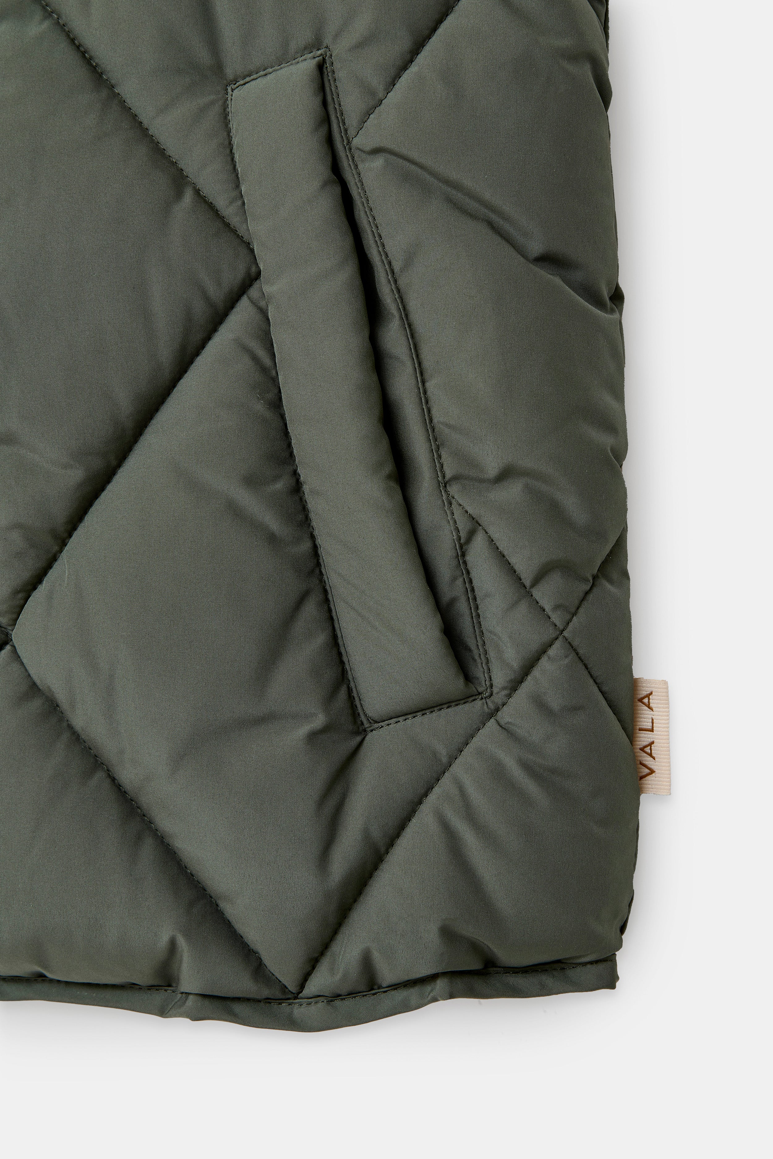 Diamond Quilted Vest - Clover - Image 11