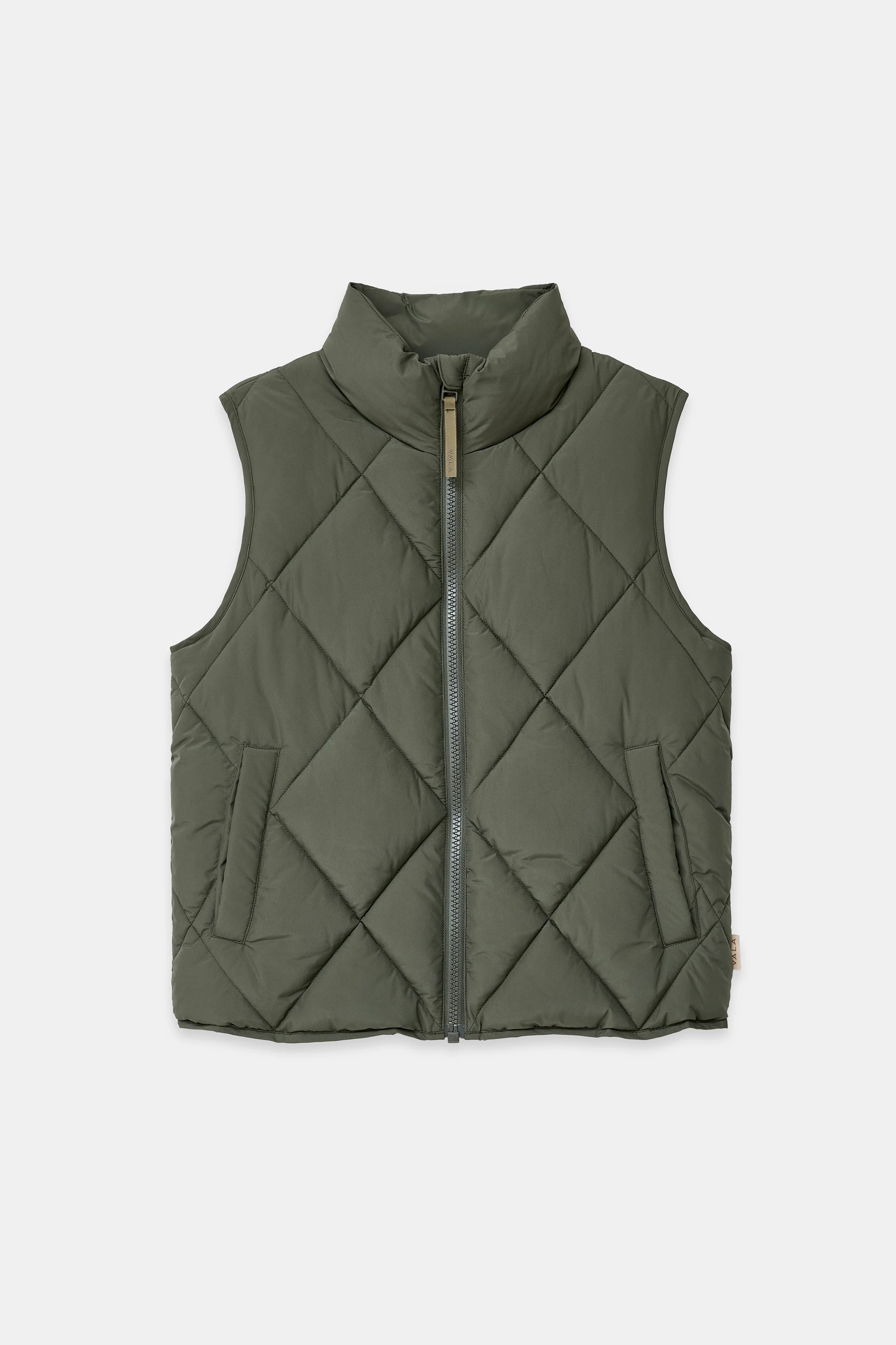 Diamond Quilted Vest - Clover - Image 9