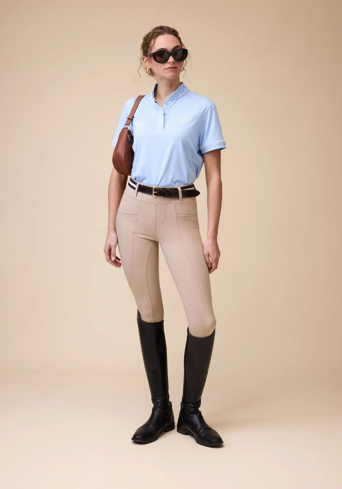Sculpt And Smooth Riding Breeches - Beige - Image 3