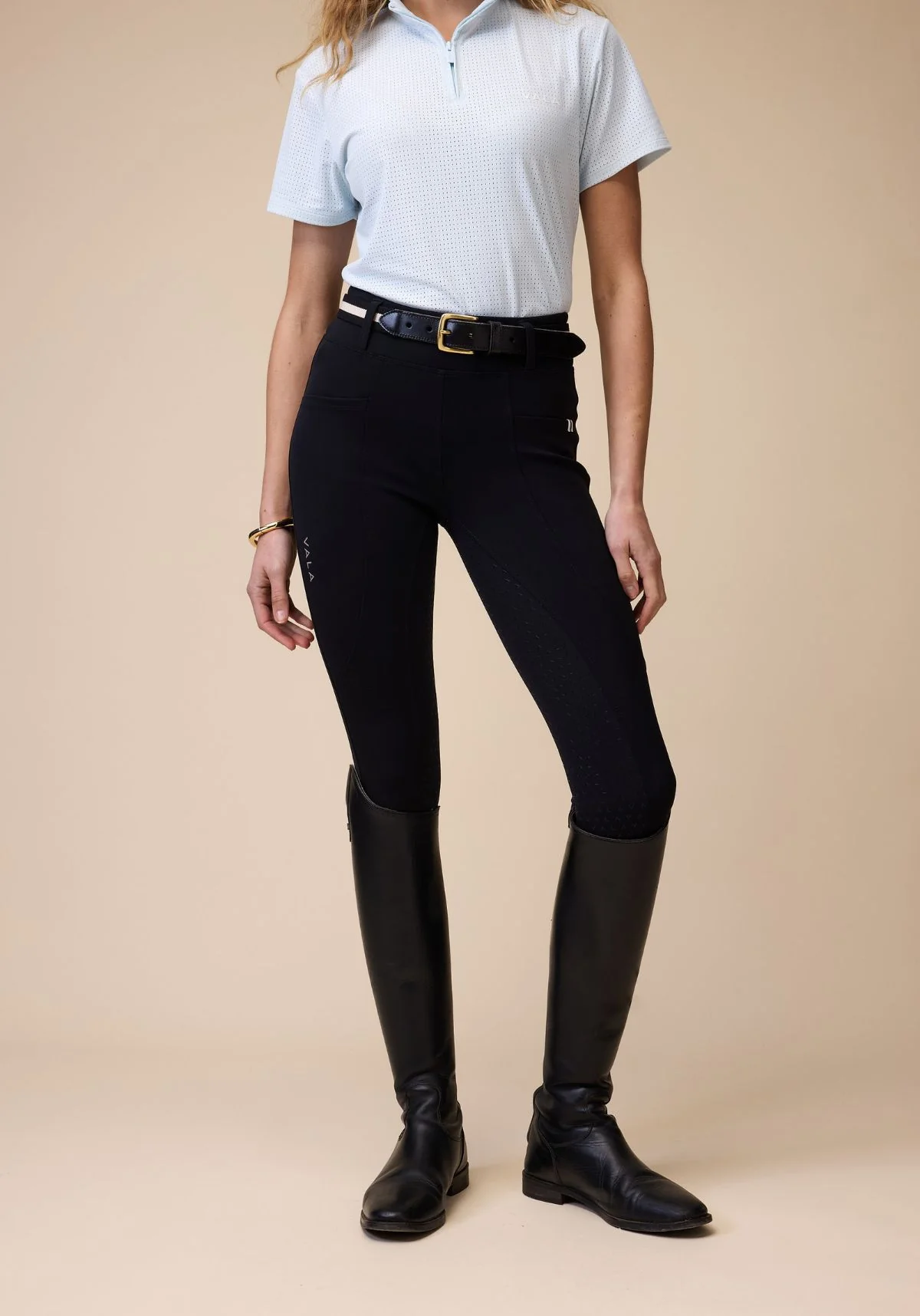 Sculpt And Smooth Riding Breeches - Black - Image 3