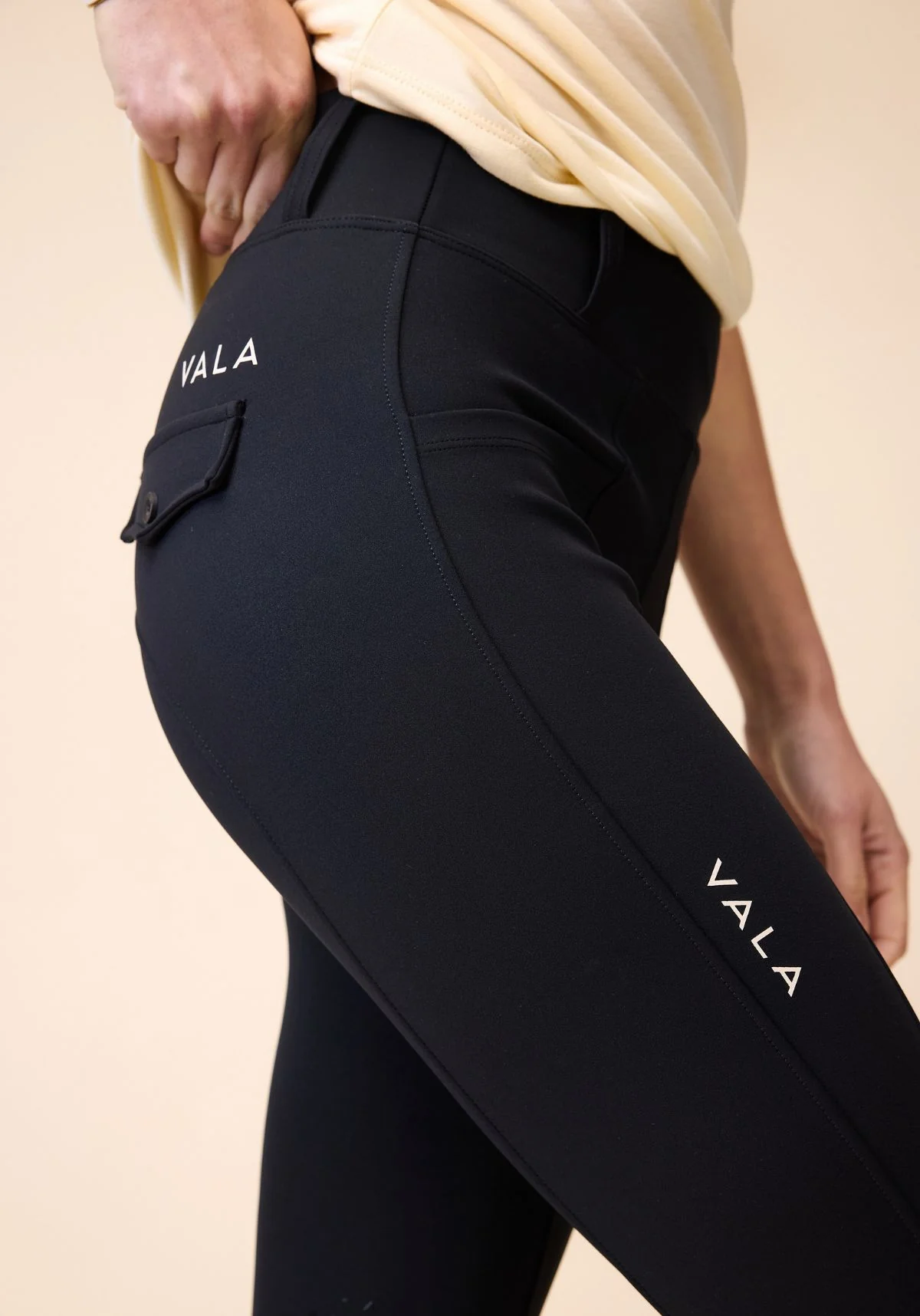 Sculpt And Smooth Riding Breeches - Black - Image 4