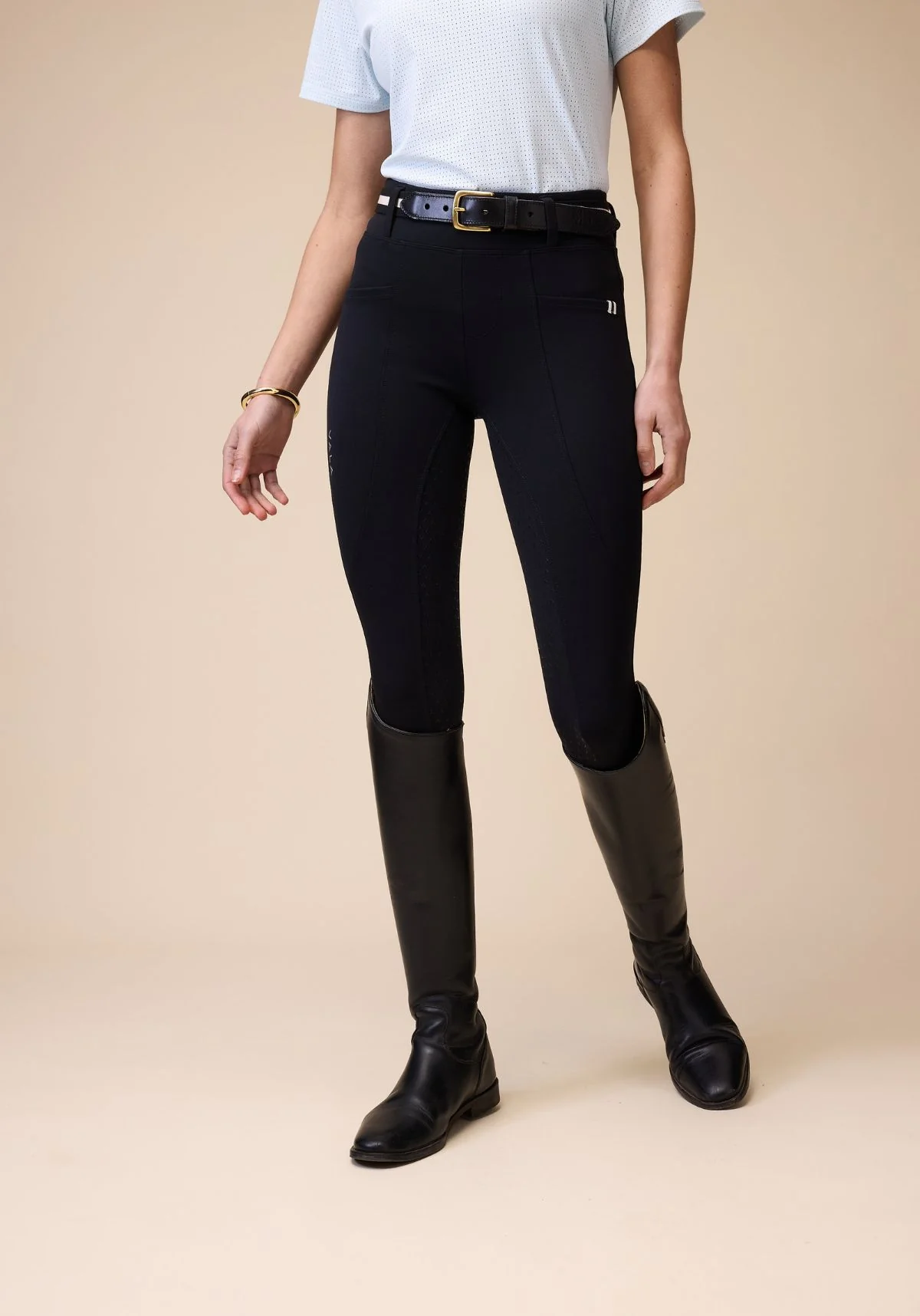 Sculpt And Smooth Riding Breeches - Black - Image 9