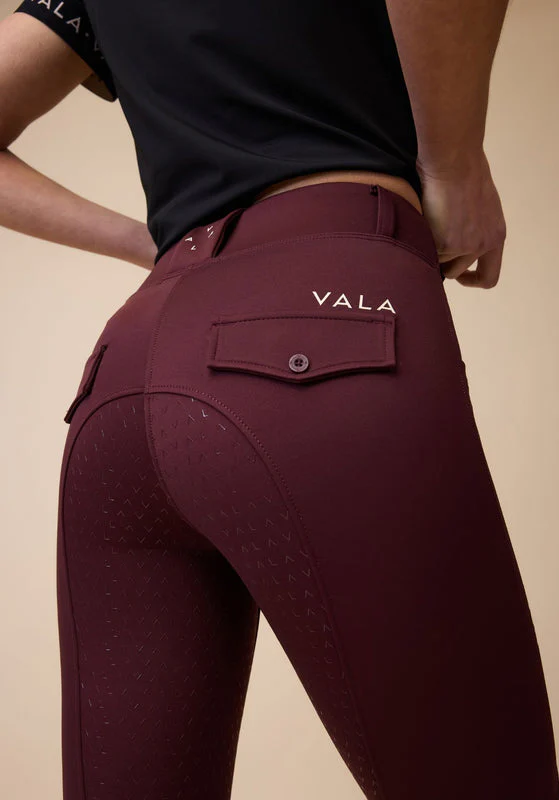 Sculpt And Smooth Riding Breeches - Deep Cherry - Image 3