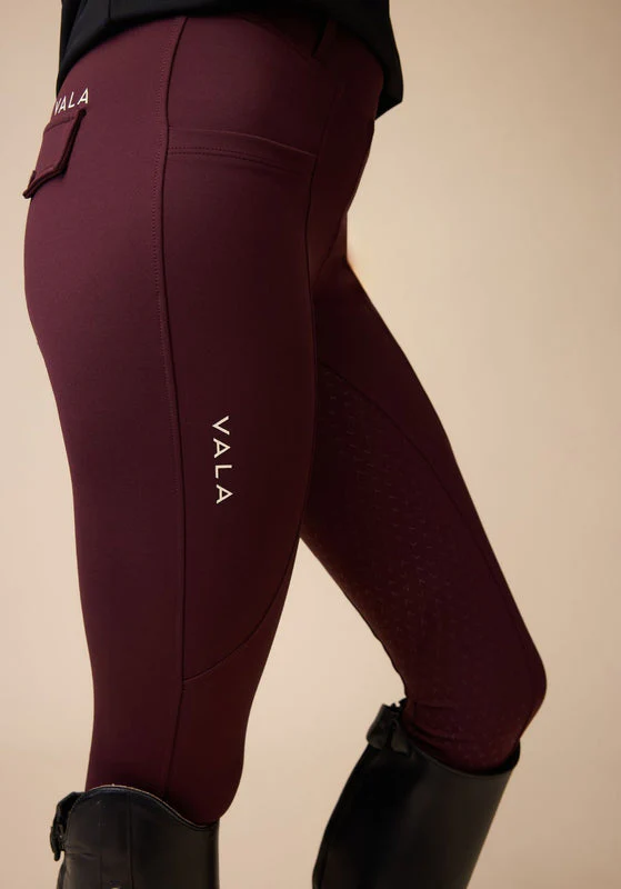 Sculpt And Smooth Riding Breeches - Deep Cherry - Image 6