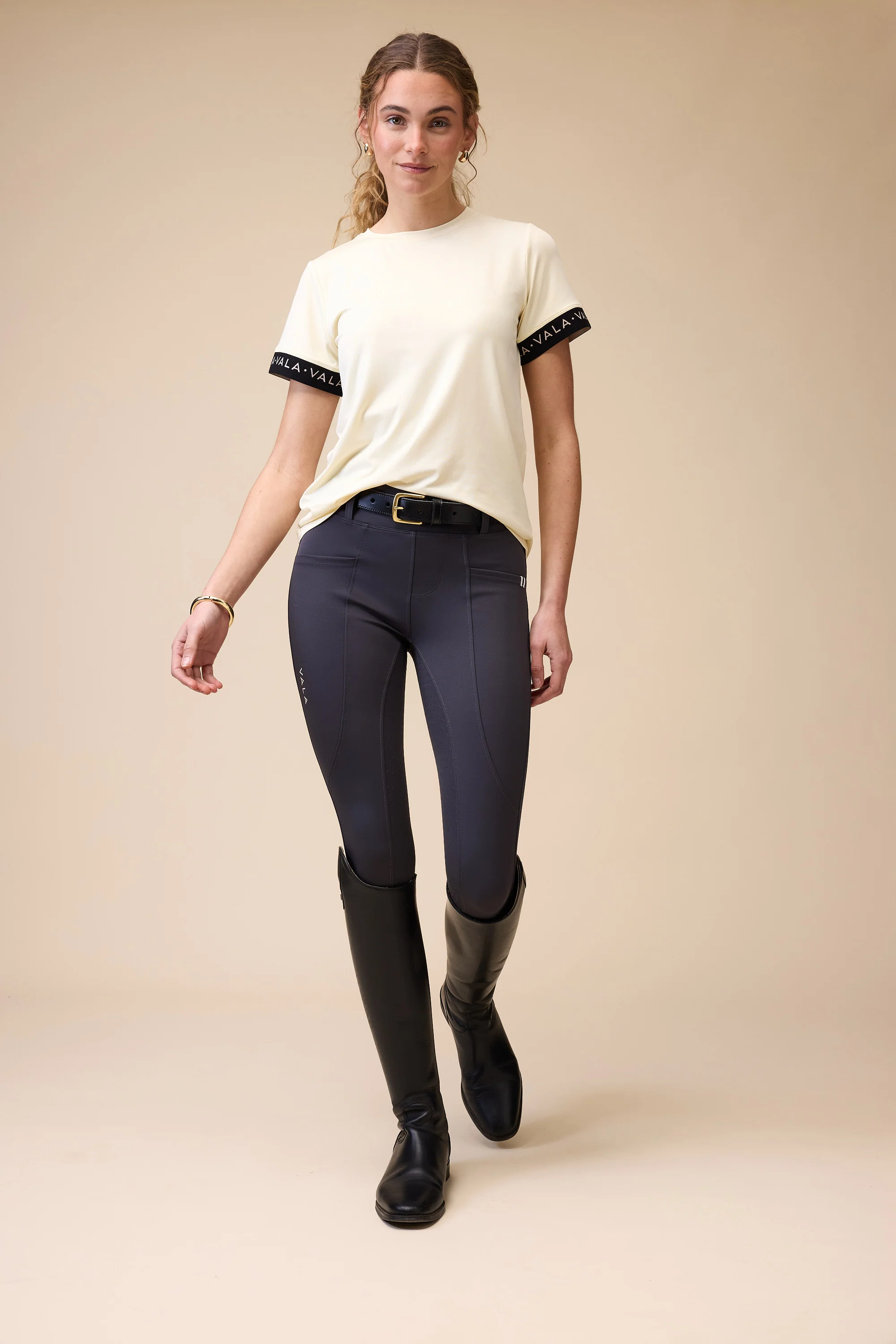 Sculpt And Smooth Riding Breeches - Graphite - Image 7