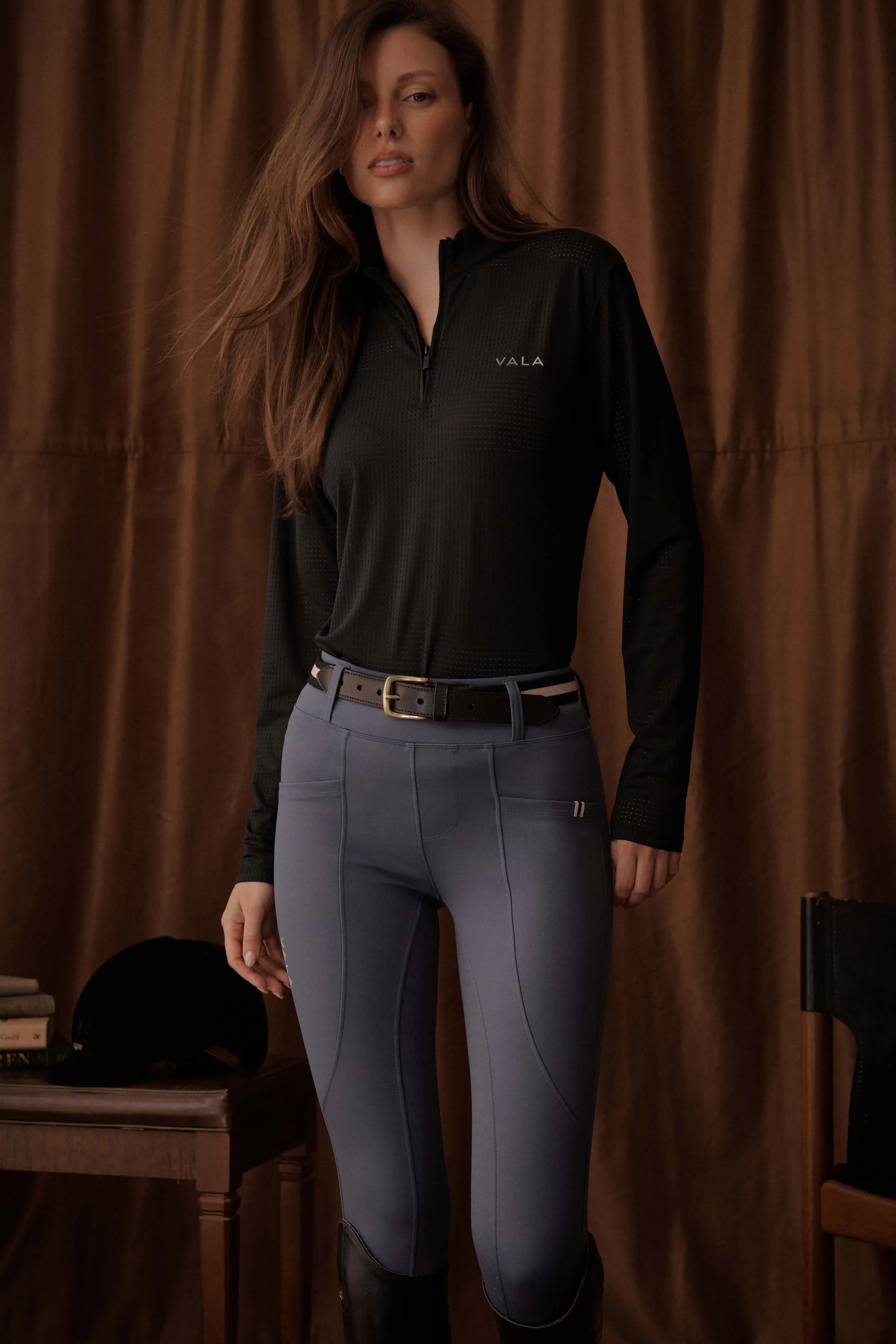Sculpt And Smooth Riding Breeches - Storm - Image 11