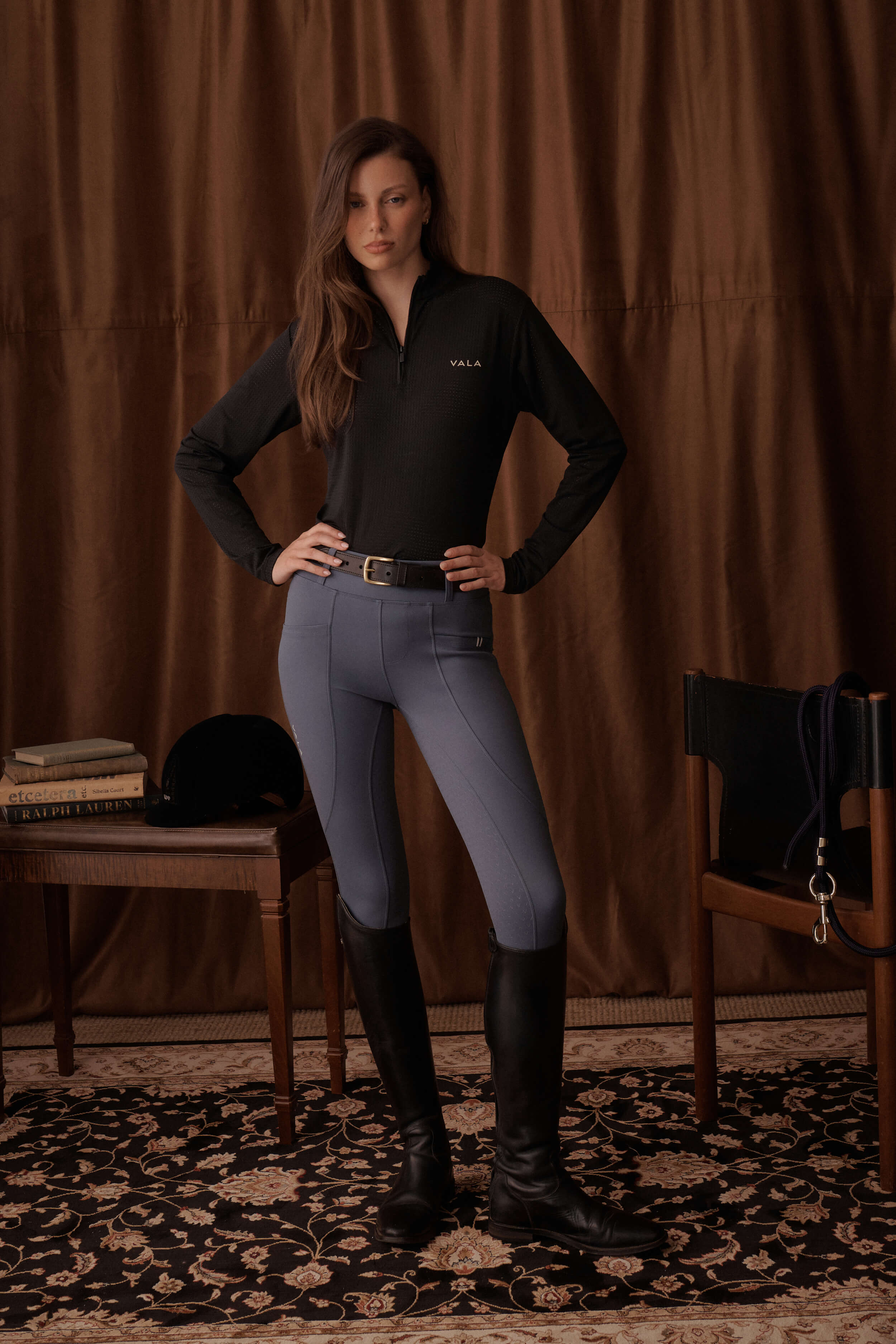 Sculpt And Smooth Riding Breeches - Storm - Image 12