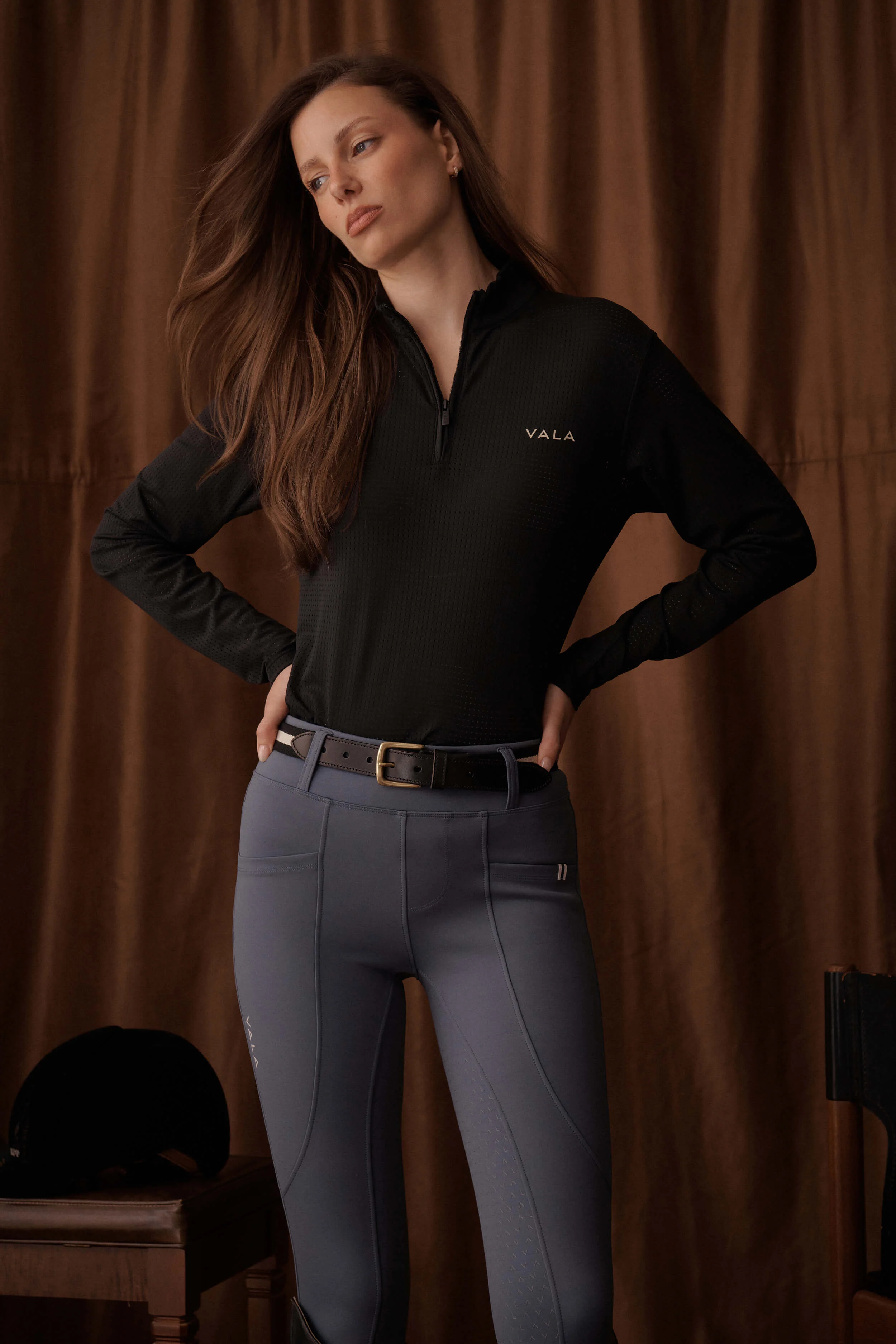 Sculpt And Smooth Riding Breeches - Storm - Image 13