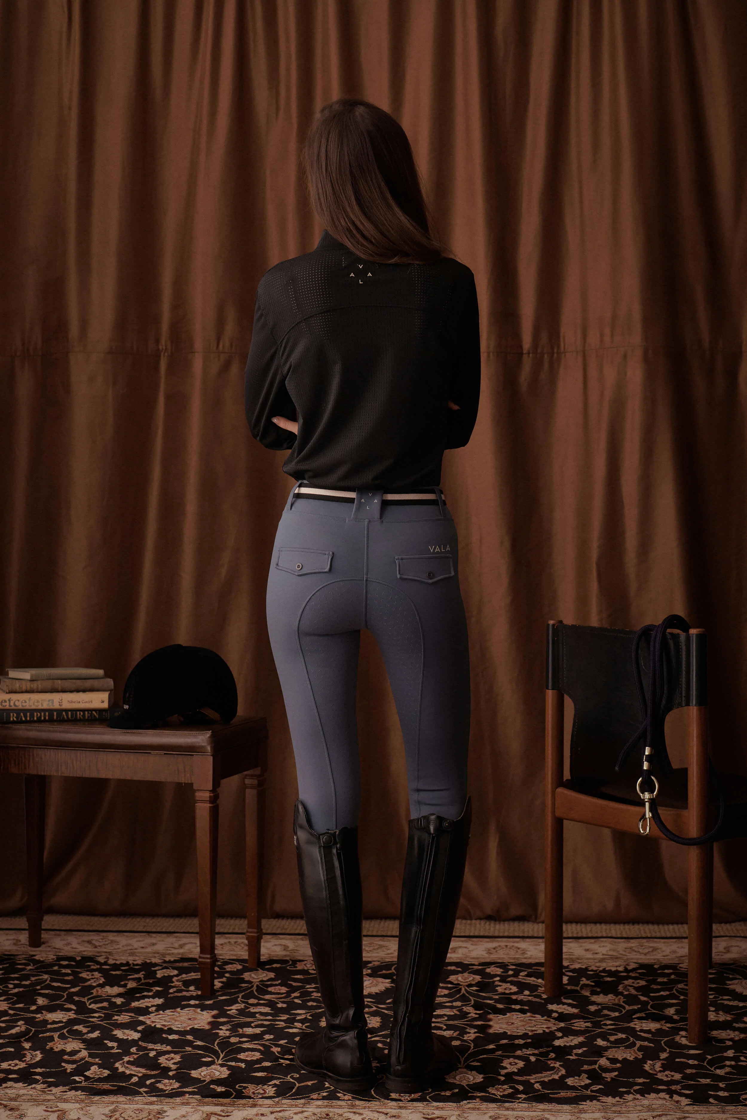 Sculpt And Smooth Riding Breeches - Storm - Image 16