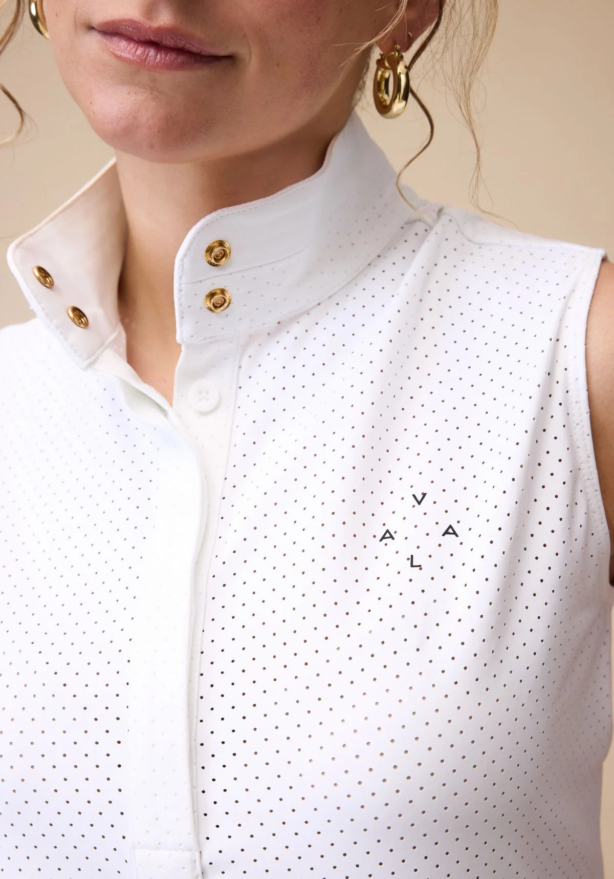 Mesh Show Shirt S/Less - White - Image 4
