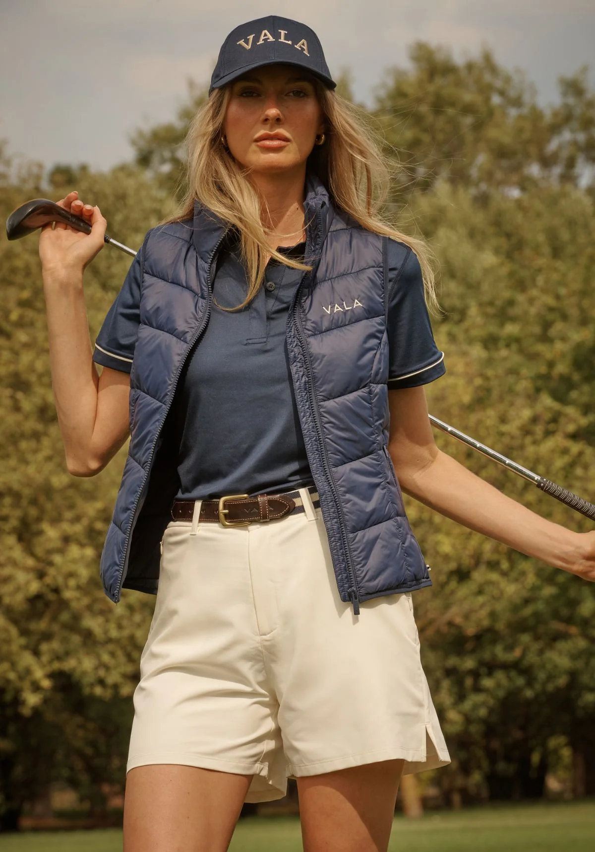 Slimline Puffer Vest - Navy - Image 5