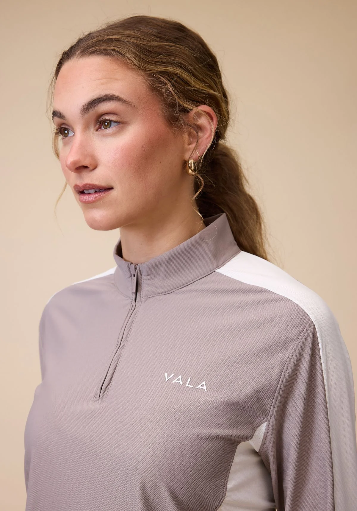 SPF 50+ Sun Protection Shirt - Taupe - Image 5