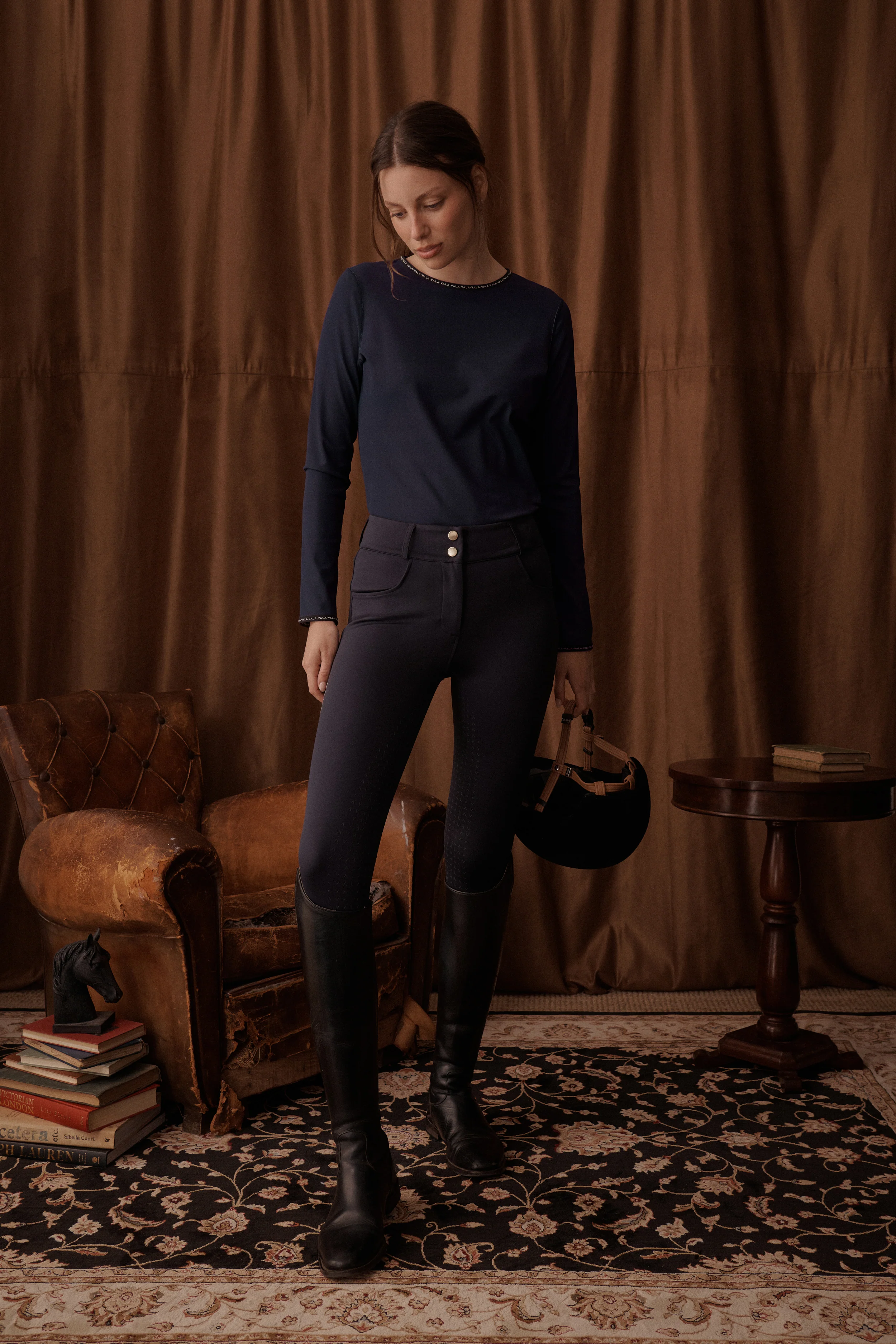 Ultimate Button Up Breeches - Navy - Image 9