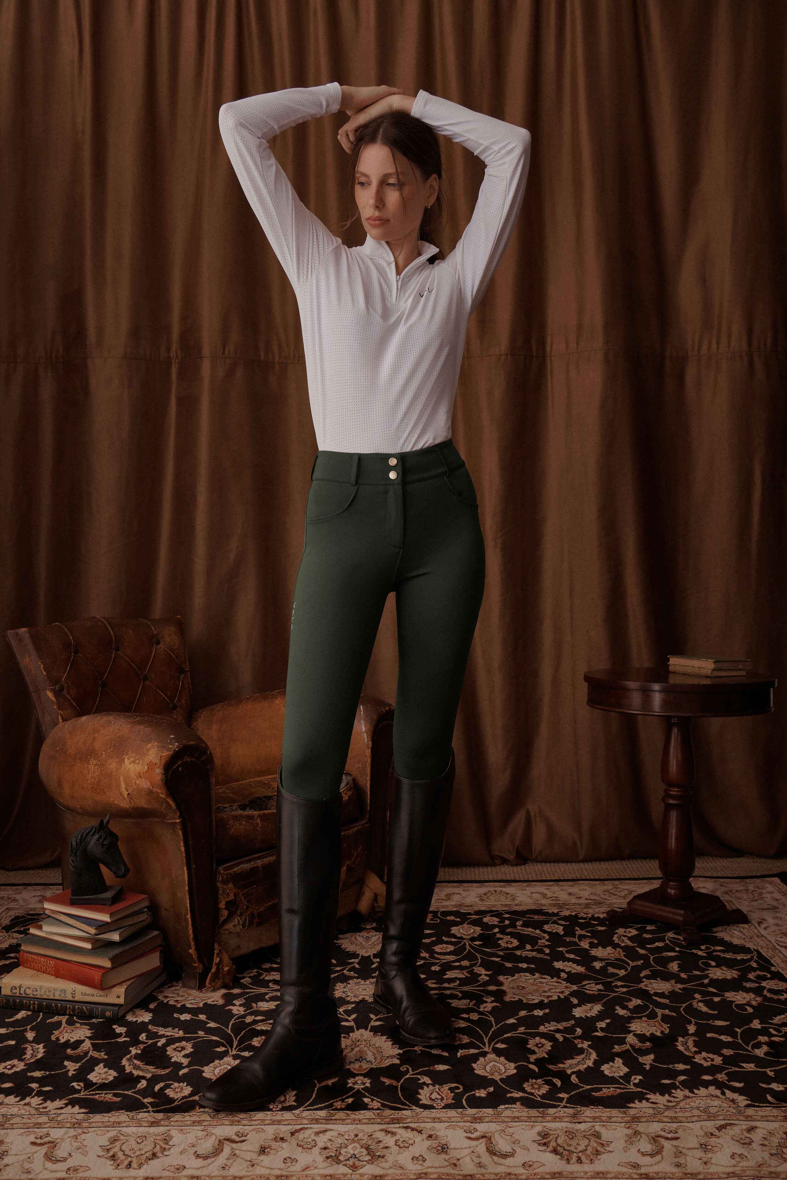Ultimate Button Up Breeches - Olive - Image 6