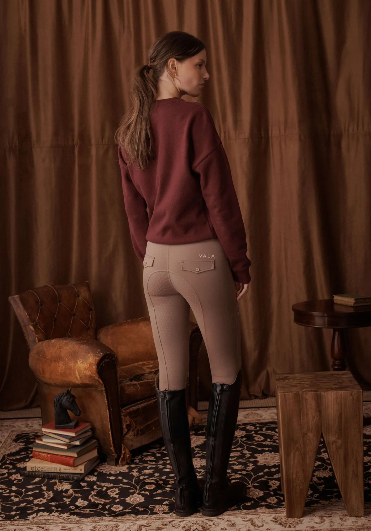 VALA Academy Fleece - Deep Cherry - Image 5
