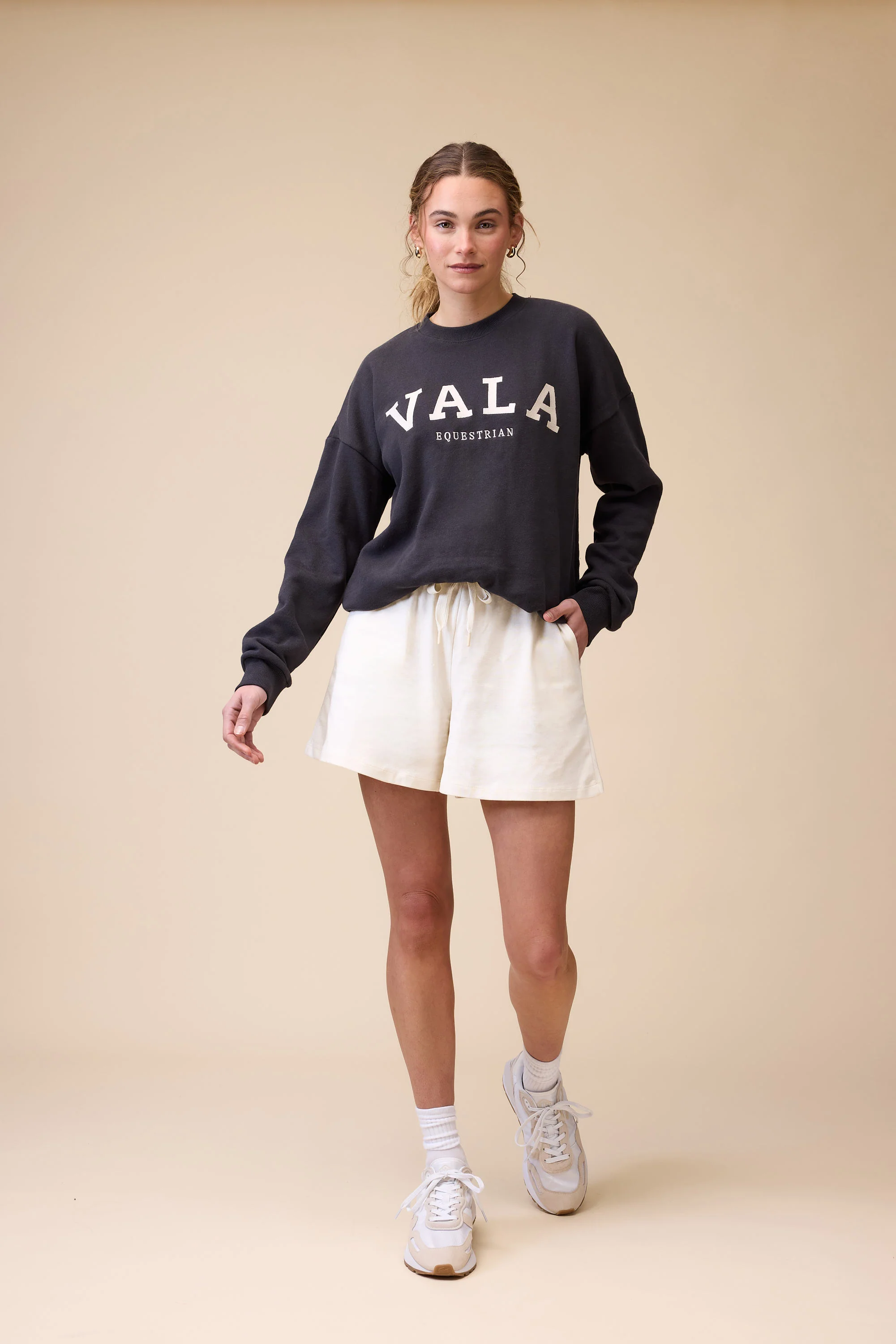 VALA Academy Fleece - Washed Black - Image 3