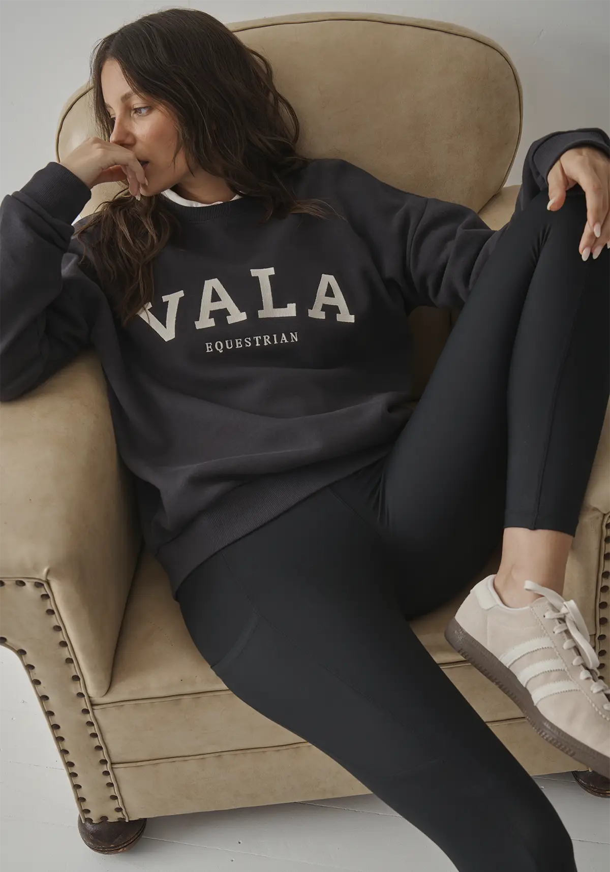 VALA Academy Fleece - Washed Black - Image 4