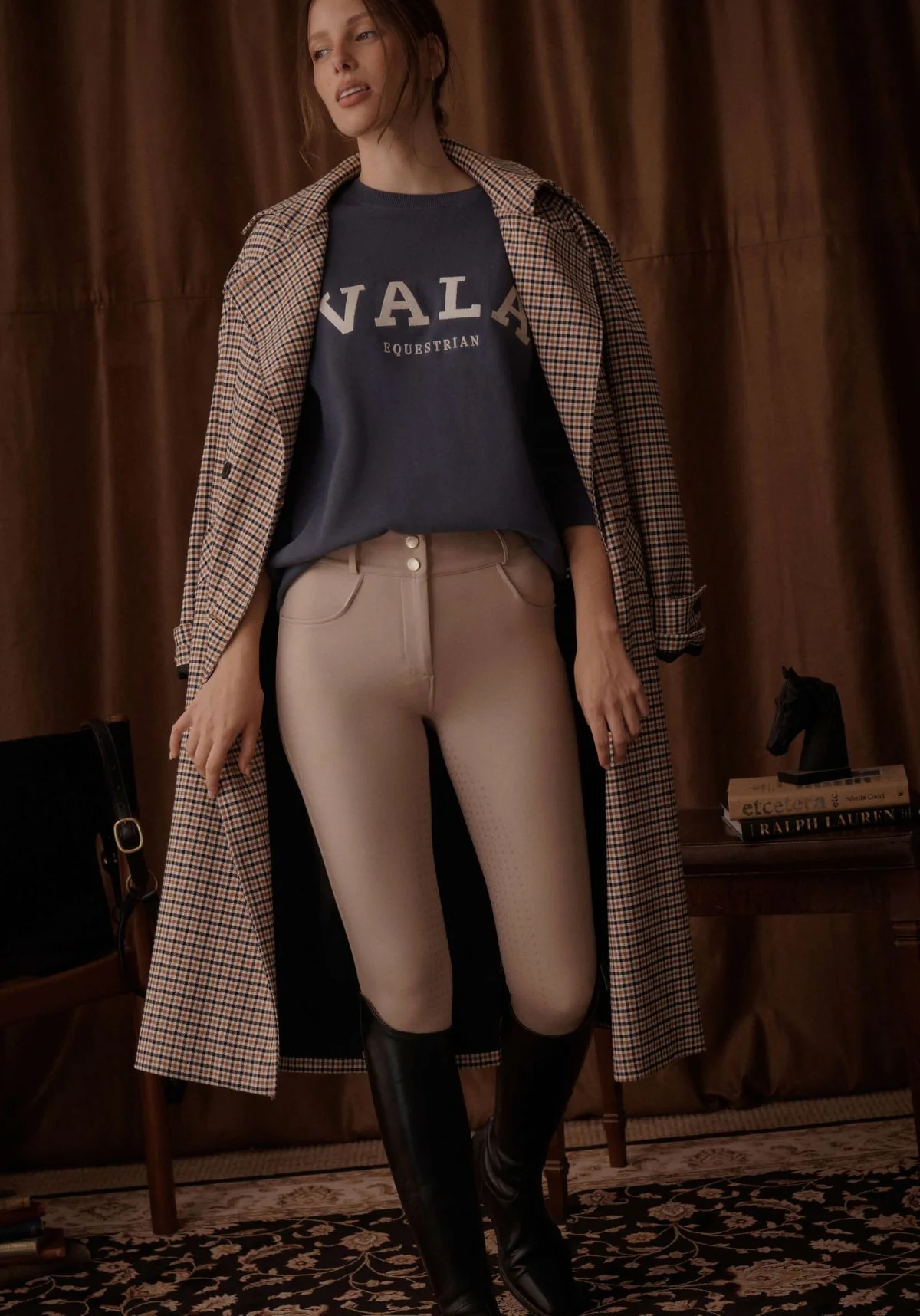 VALA Academy Fleece - Washed Blue - Image 4