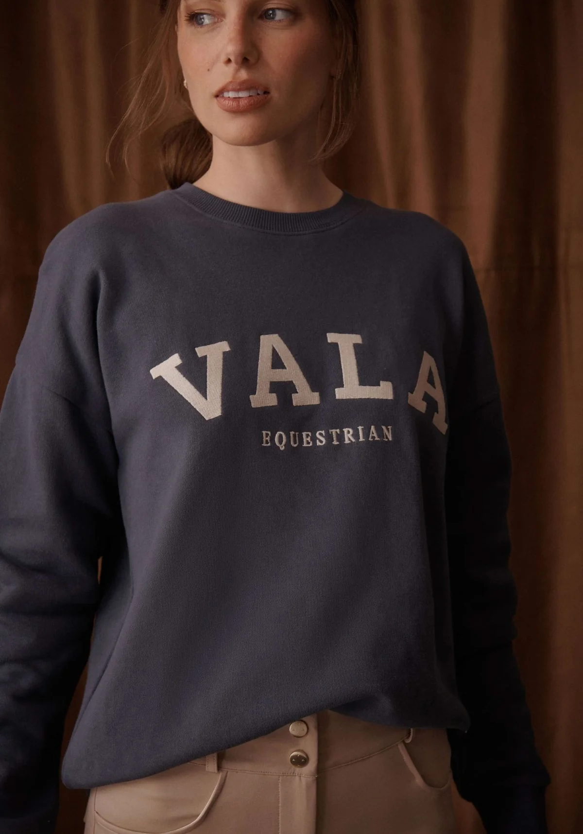 VALA Academy Fleece - Washed Blue - Image 9