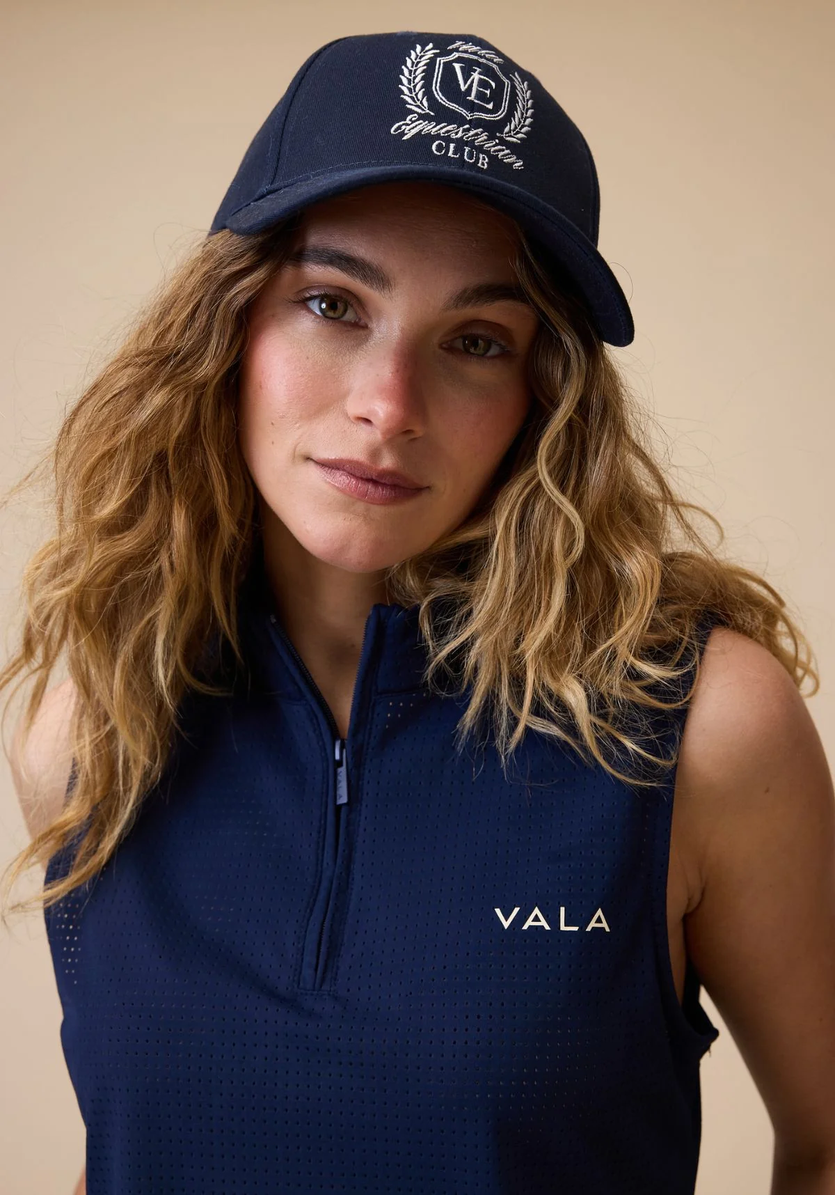 VALA Ascot Cap - Navy - Image 2
